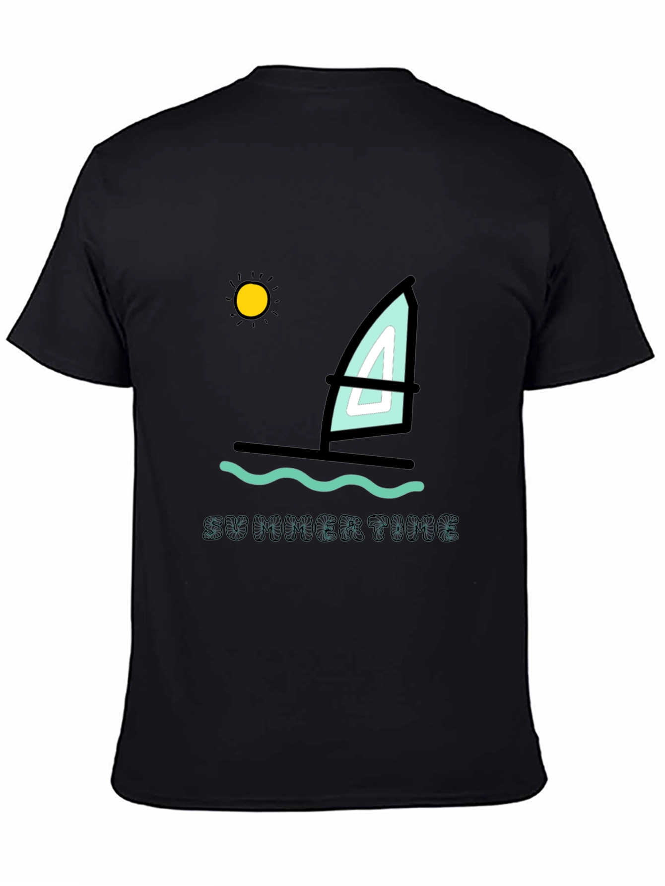 Summer Time Graphic Tee - Sailboat Design