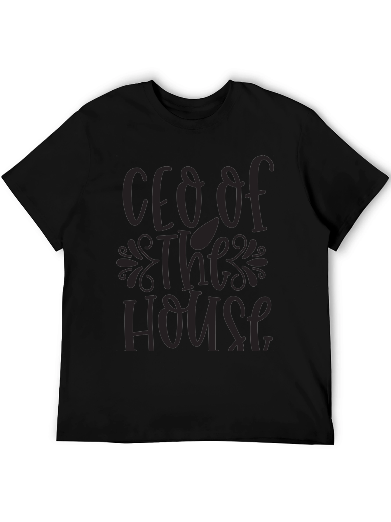 CEO of The House T-Shirt - Black Graphic Tee