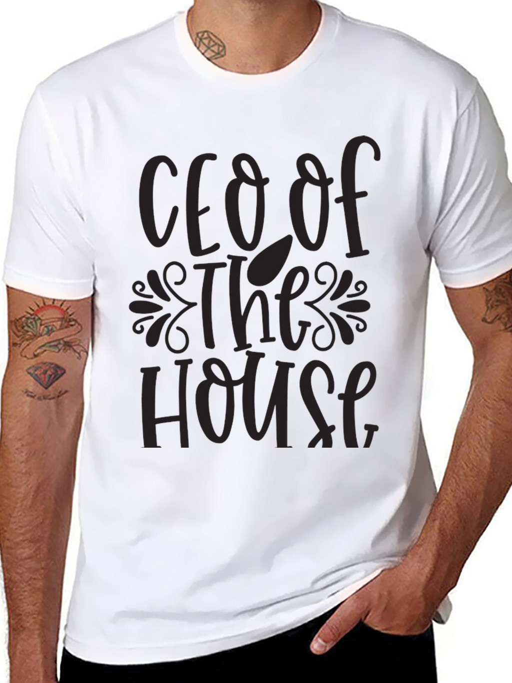 CEO of The House T-Shirt - Black Graphic Tee