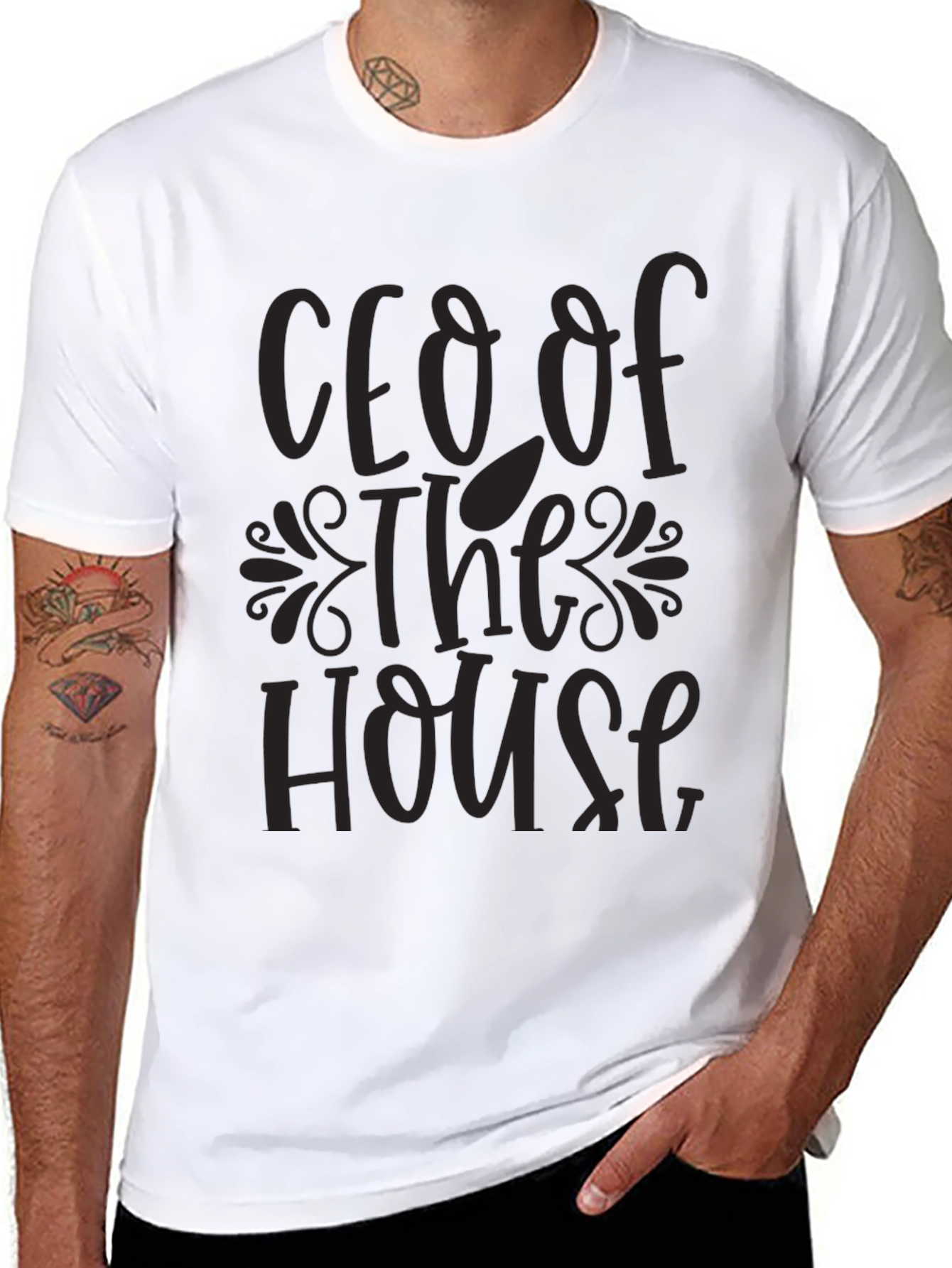 CEO of The House T-Shirt - Black Graphic Tee