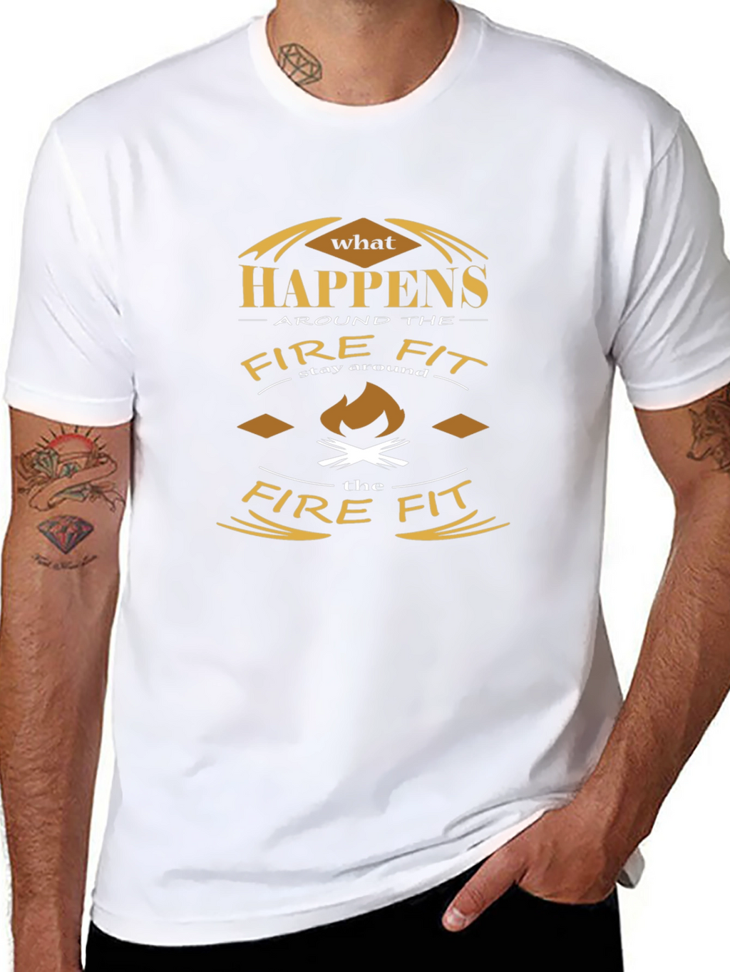 What Happens at the Fire Pit T-Shirt