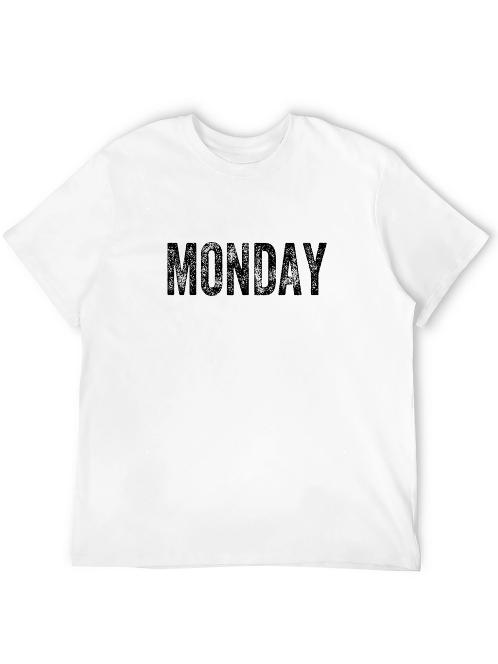 Monday Graphic Black T-Shirt - Casual Wear