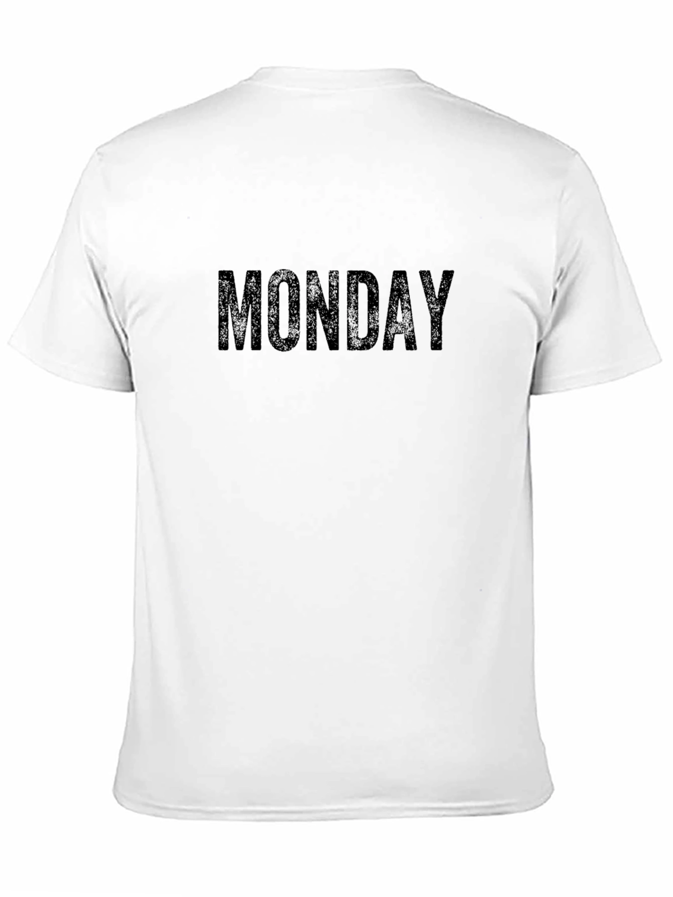 Monday Graphic Black T-Shirt - Casual Wear