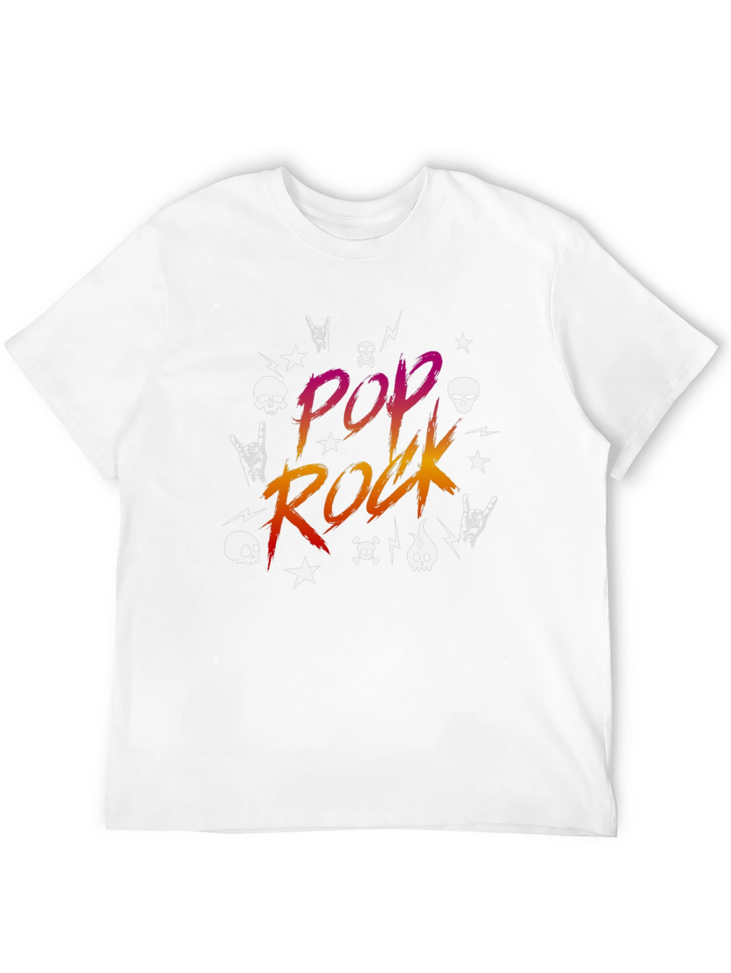 Pop Rock Graphic Tee - Black T-Shirt