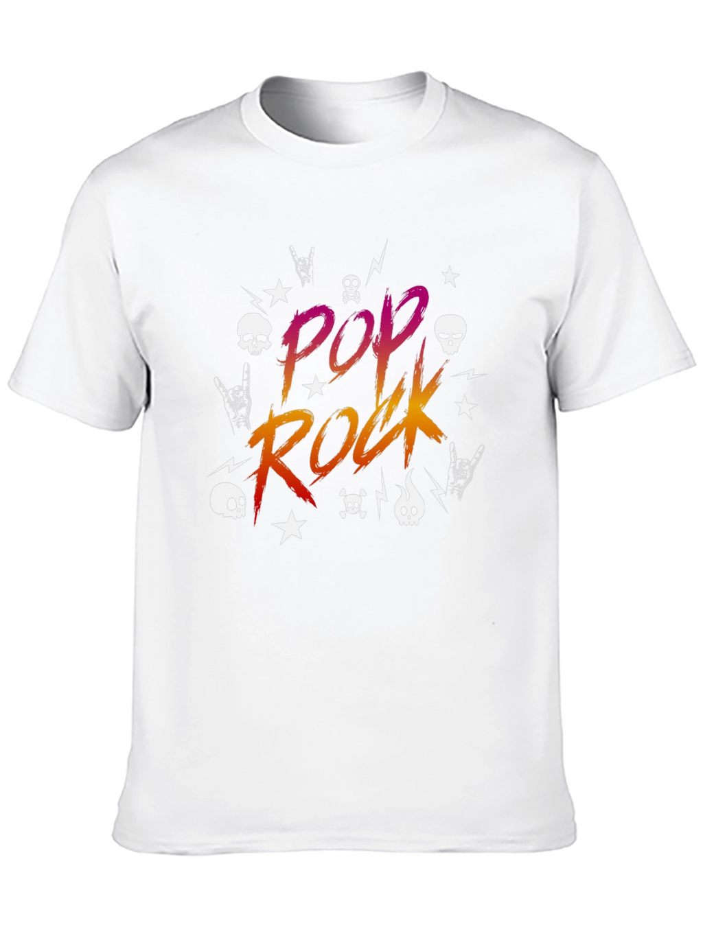 Pop Rock Graphic Tee - Black T-Shirt