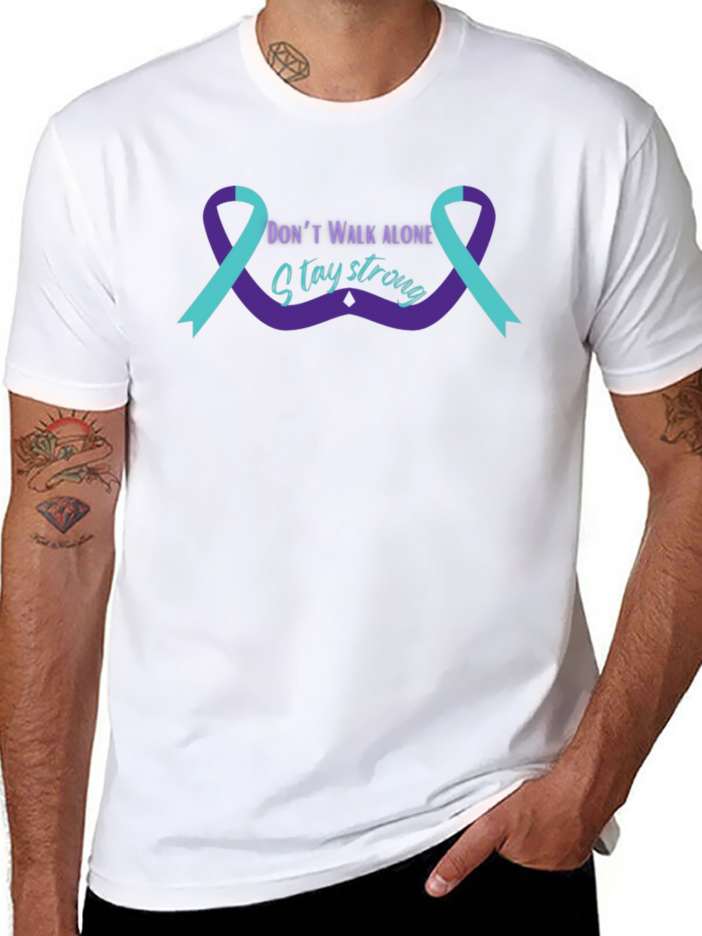 Stay Strong Graphic Tee - Suicide Prevention