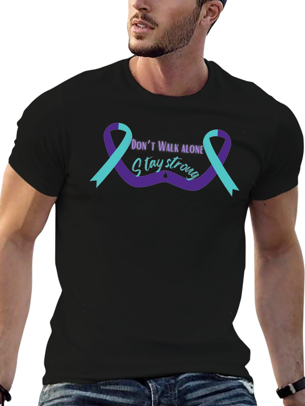 Stay Strong Graphic Tee - Suicide Prevention