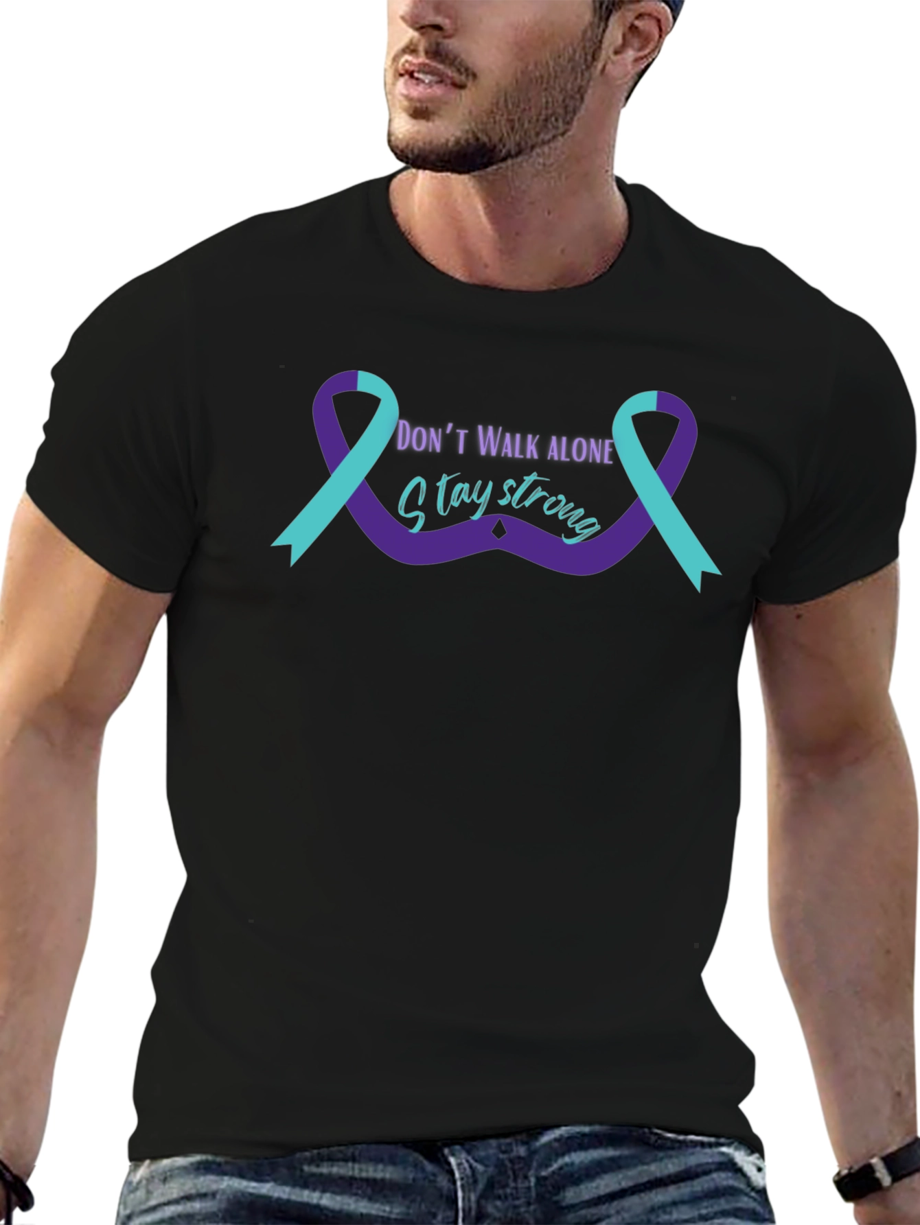 Stay Strong Graphic Tee - Suicide Prevention
