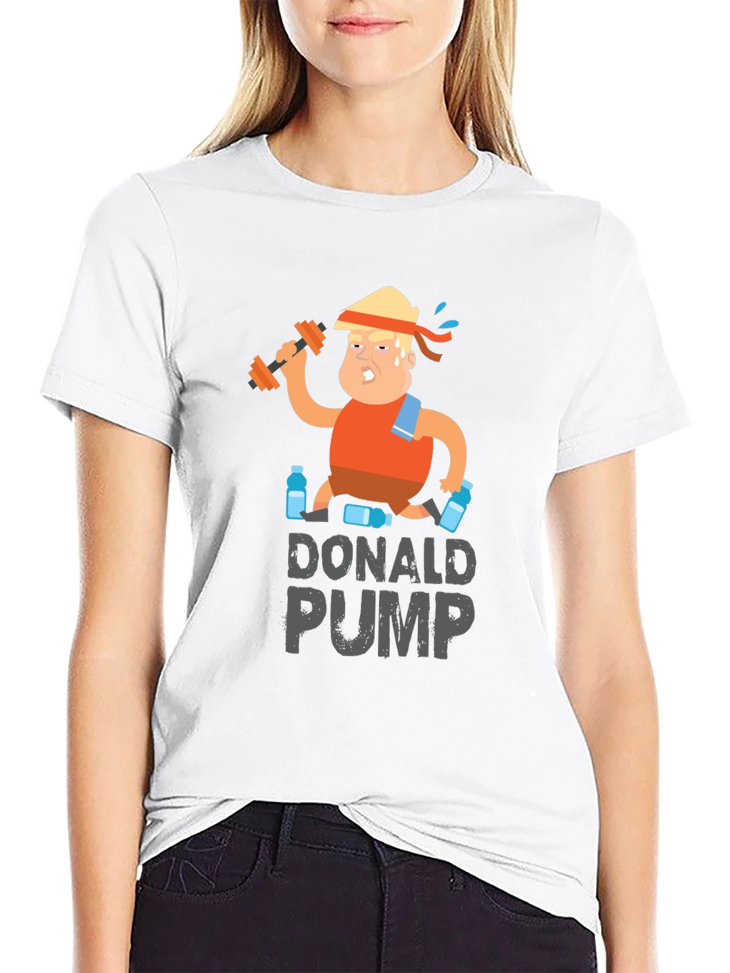 Donald Pump T-Shirt - Funny Gym Workout Tee