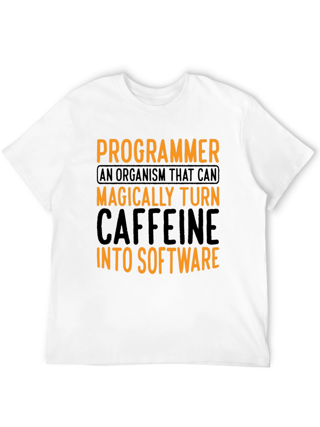 Programmer Caffeine To Software Graphic T-Shirt