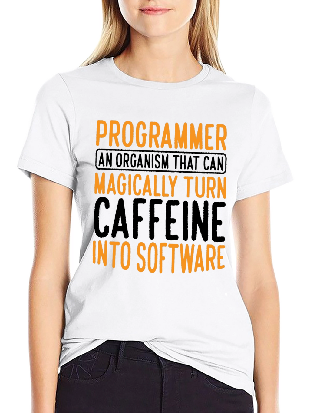 Programmer Caffeine To Software Graphic T-Shirt