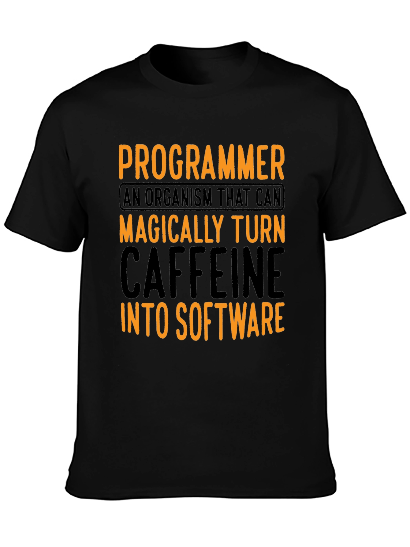 Programmer Caffeine To Software Graphic T-Shirt