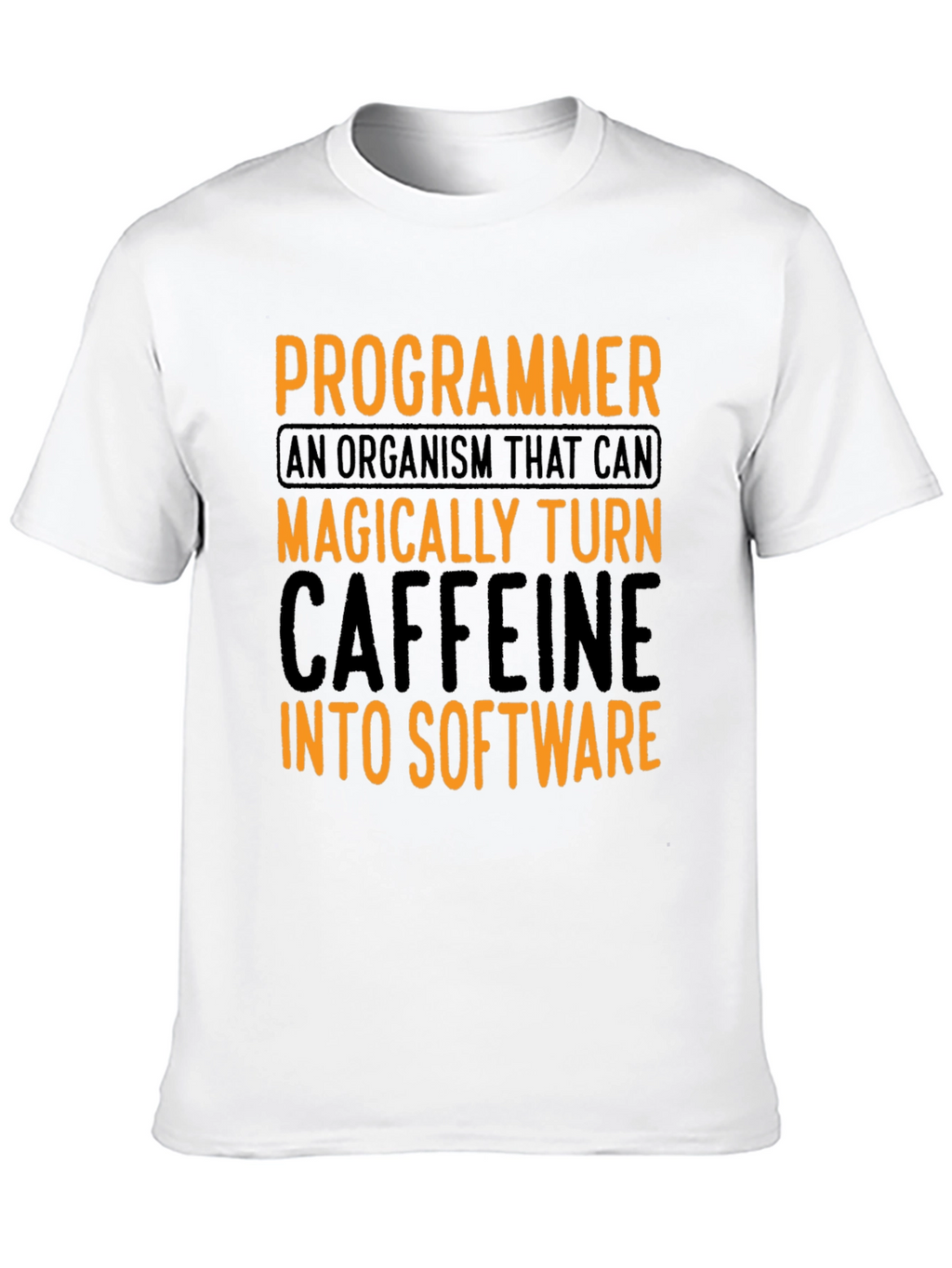 Programmer Caffeine To Software Graphic T-Shirt