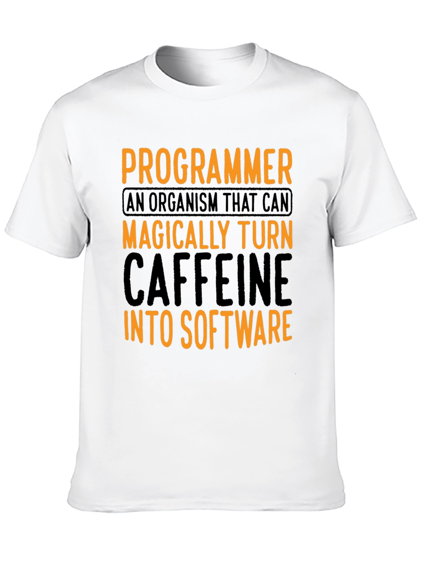 Programmer Caffeine To Software Graphic T-Shirt