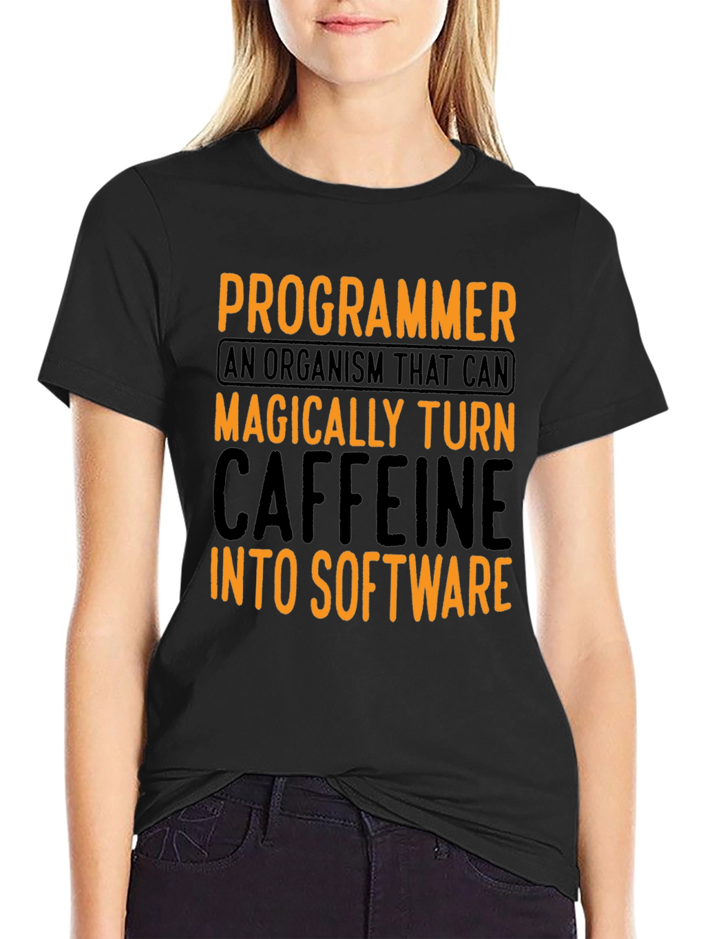 Programmer Caffeine To Software Graphic T-Shirt