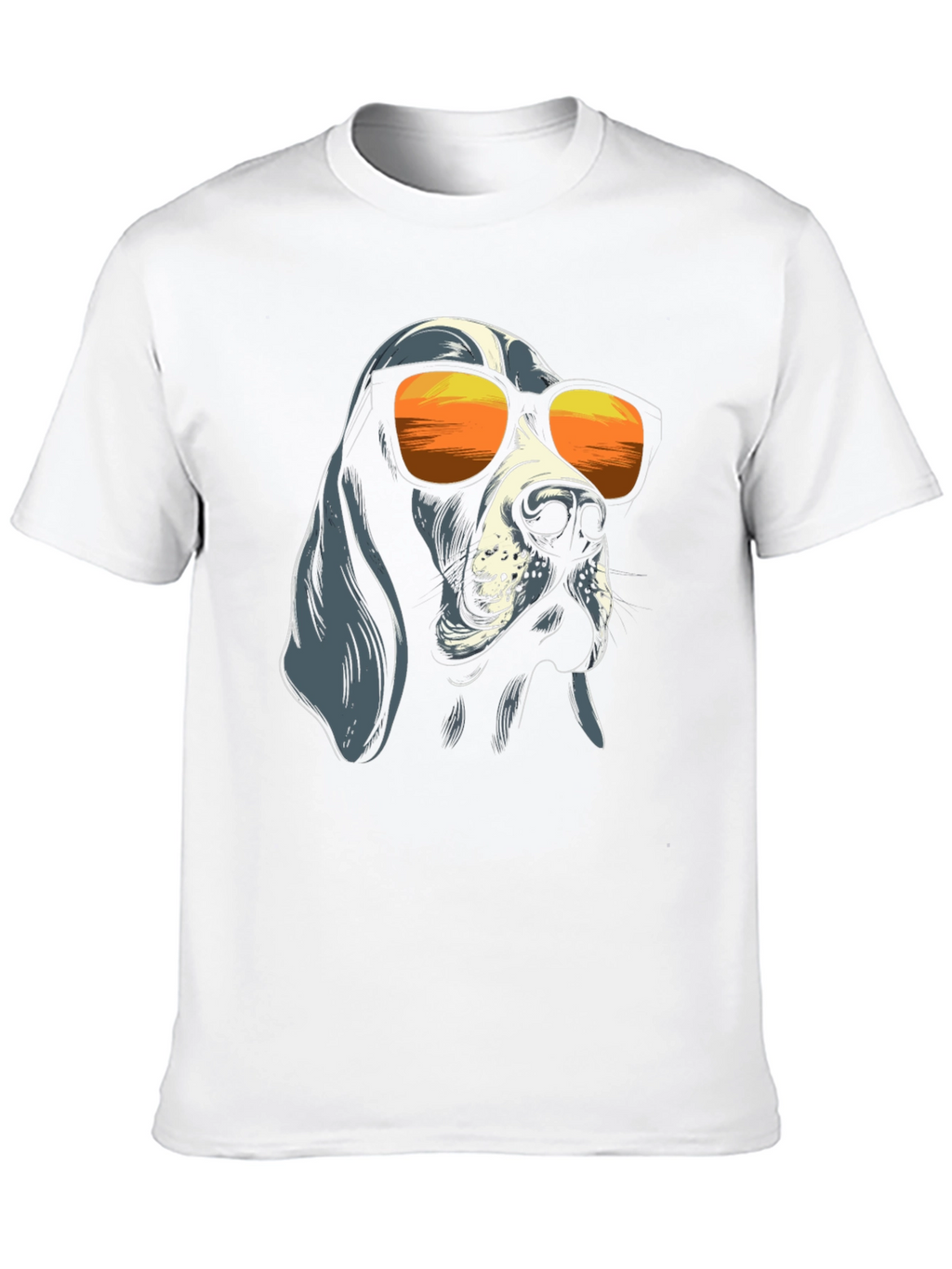 Cool Dog Sunglasses Graphic Tee - Unisex Style