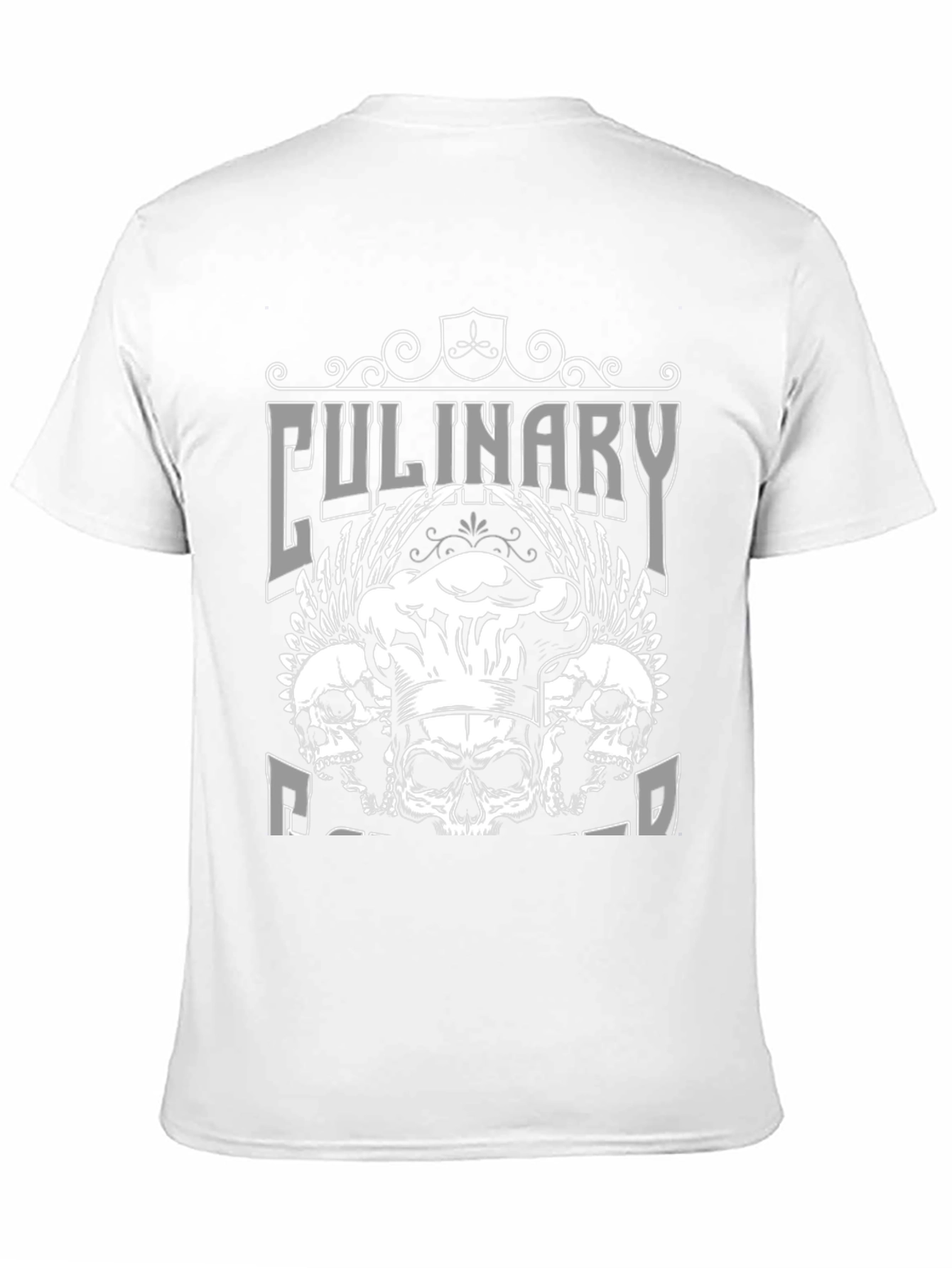 Culinary Rebel T-Shirt - Skull Chef Design