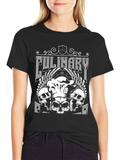 Culinary Rebel T-Shirt - Skull Chef Design