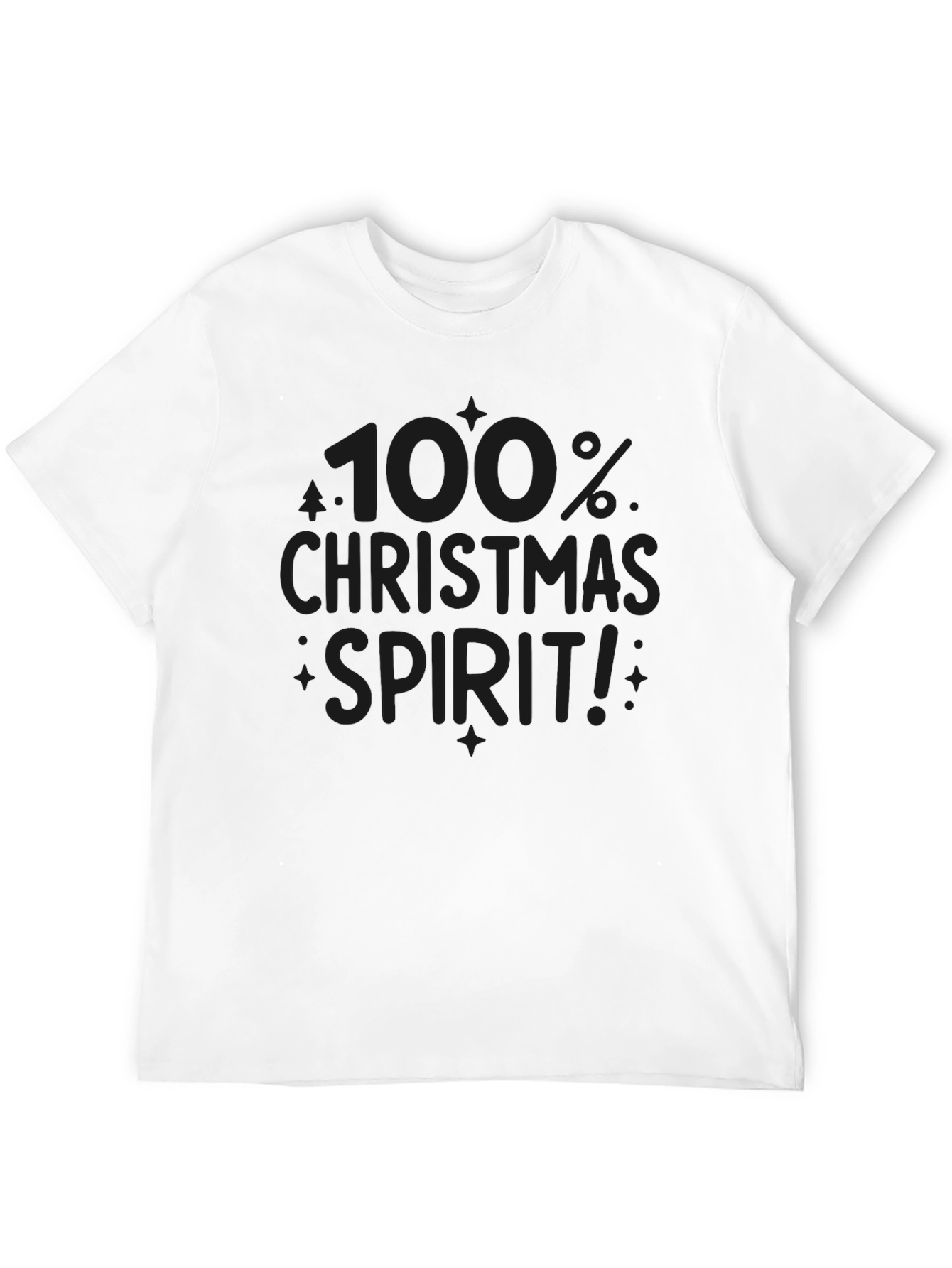 100% Christmas Spirit! Graphic Tee