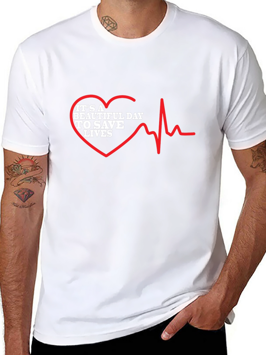 Its a Beautiful Day To Save Lives Graphic Tee