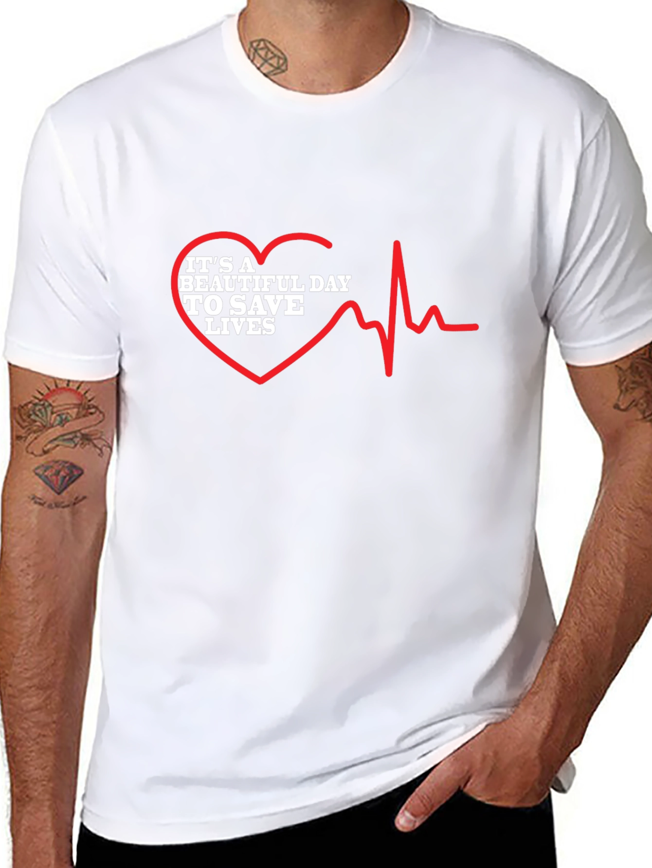 Its a Beautiful Day To Save Lives Graphic Tee