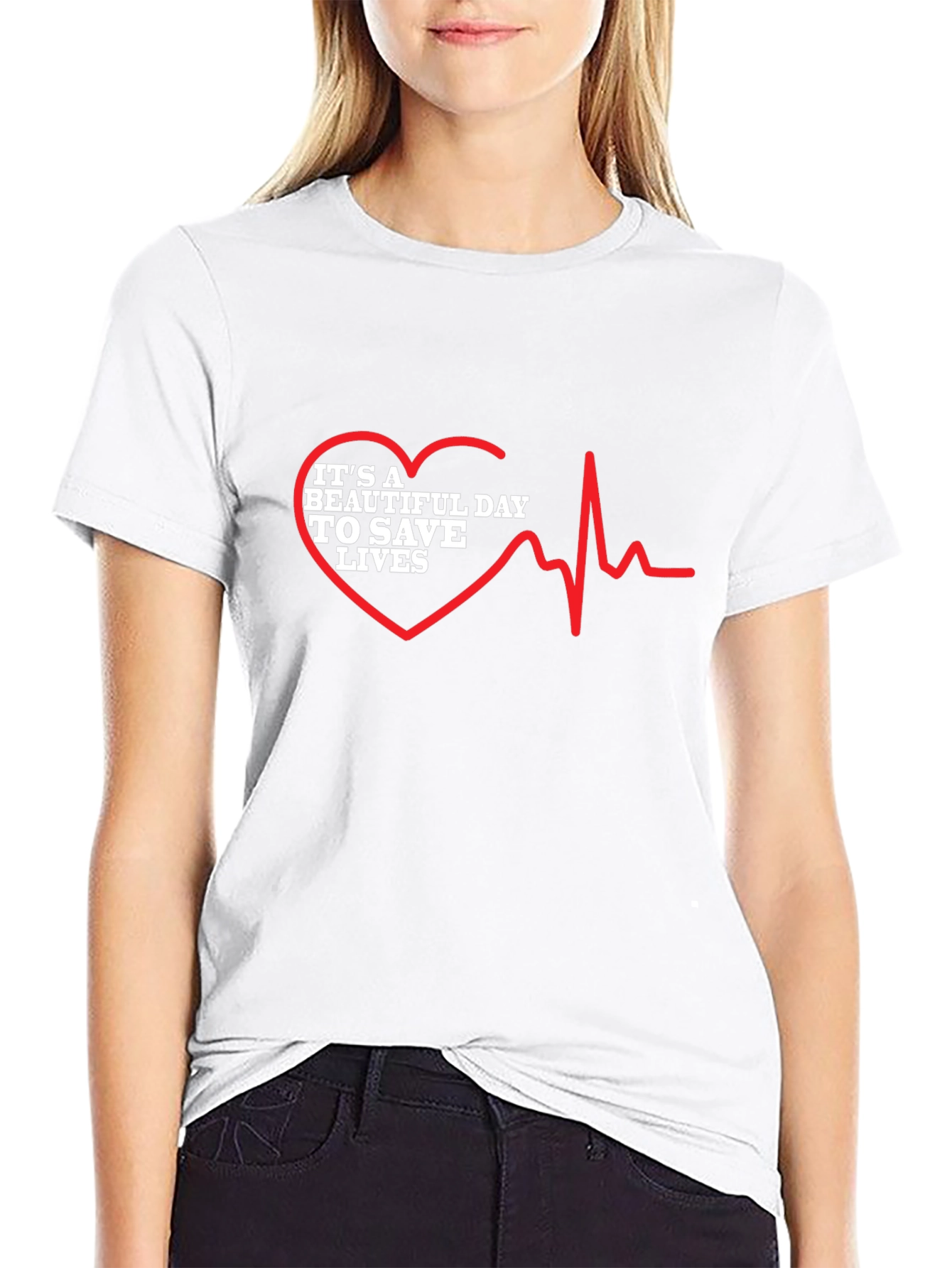 Its a Beautiful Day To Save Lives Graphic Tee
