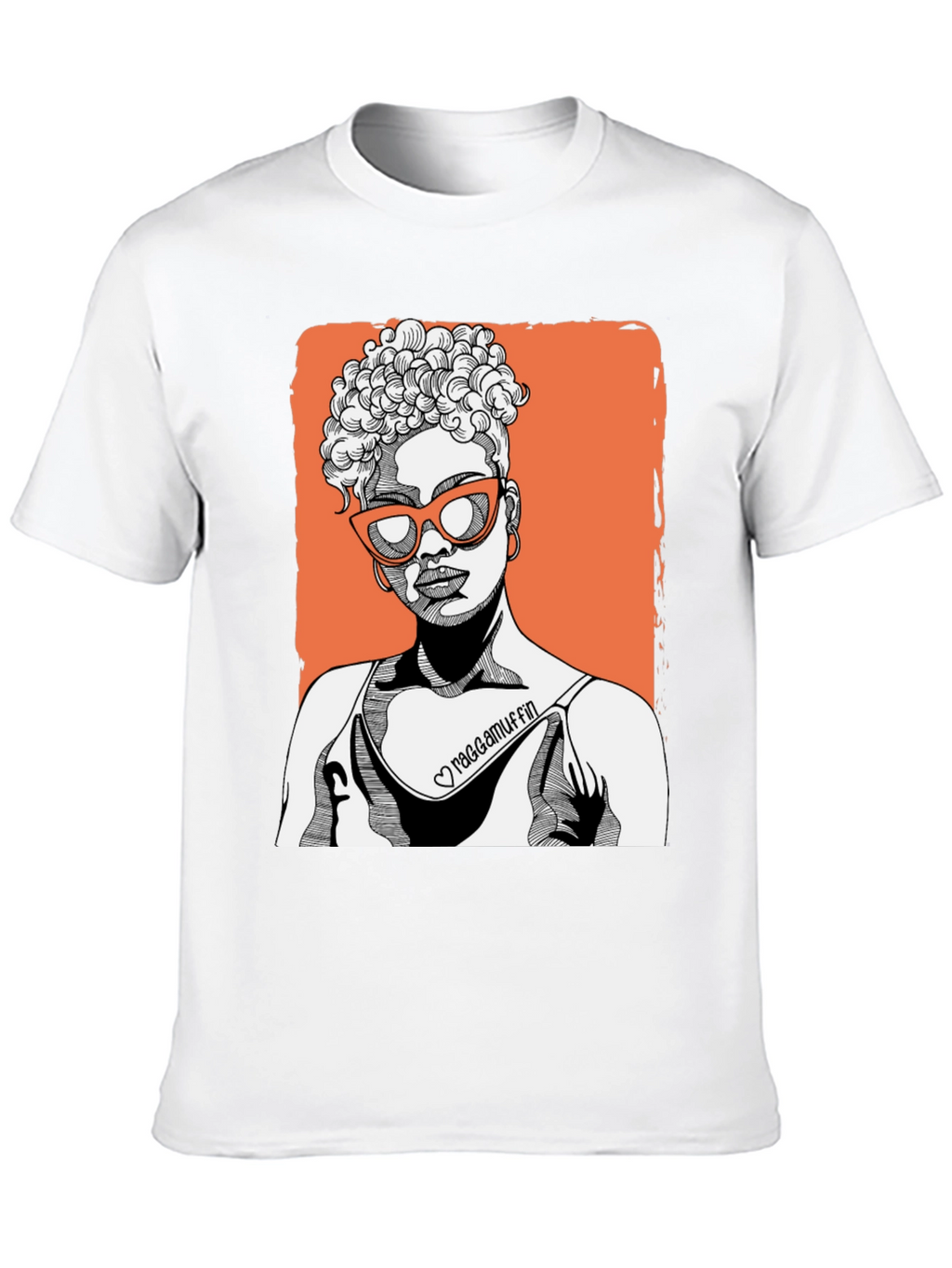 Raggamuffin Graphic Tee - Black
