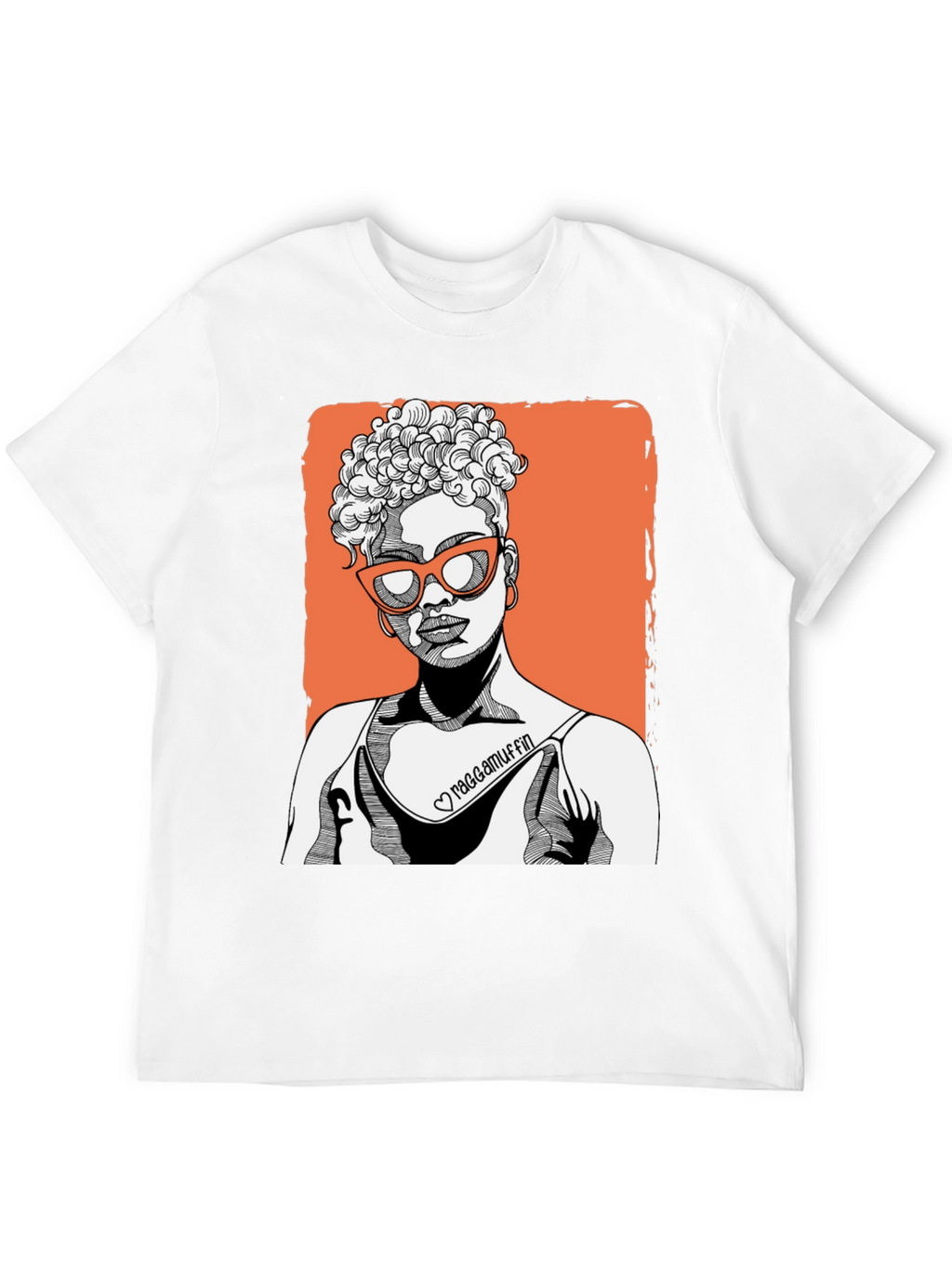 Raggamuffin Graphic Tee - Black