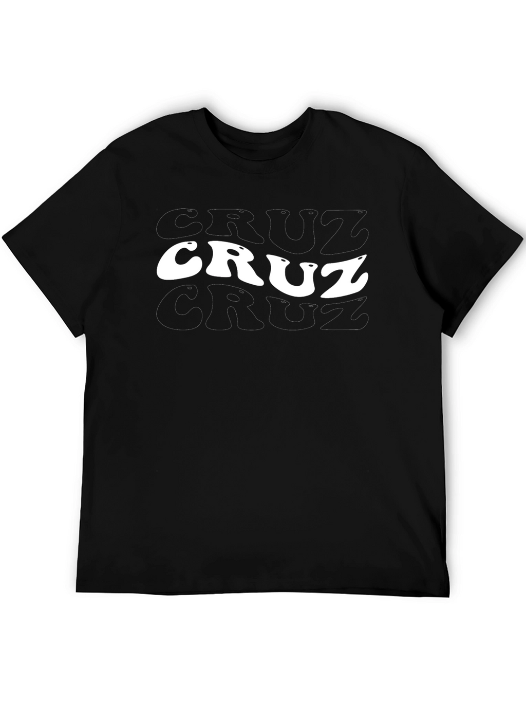 Cruz Black Graphic T-Shirt