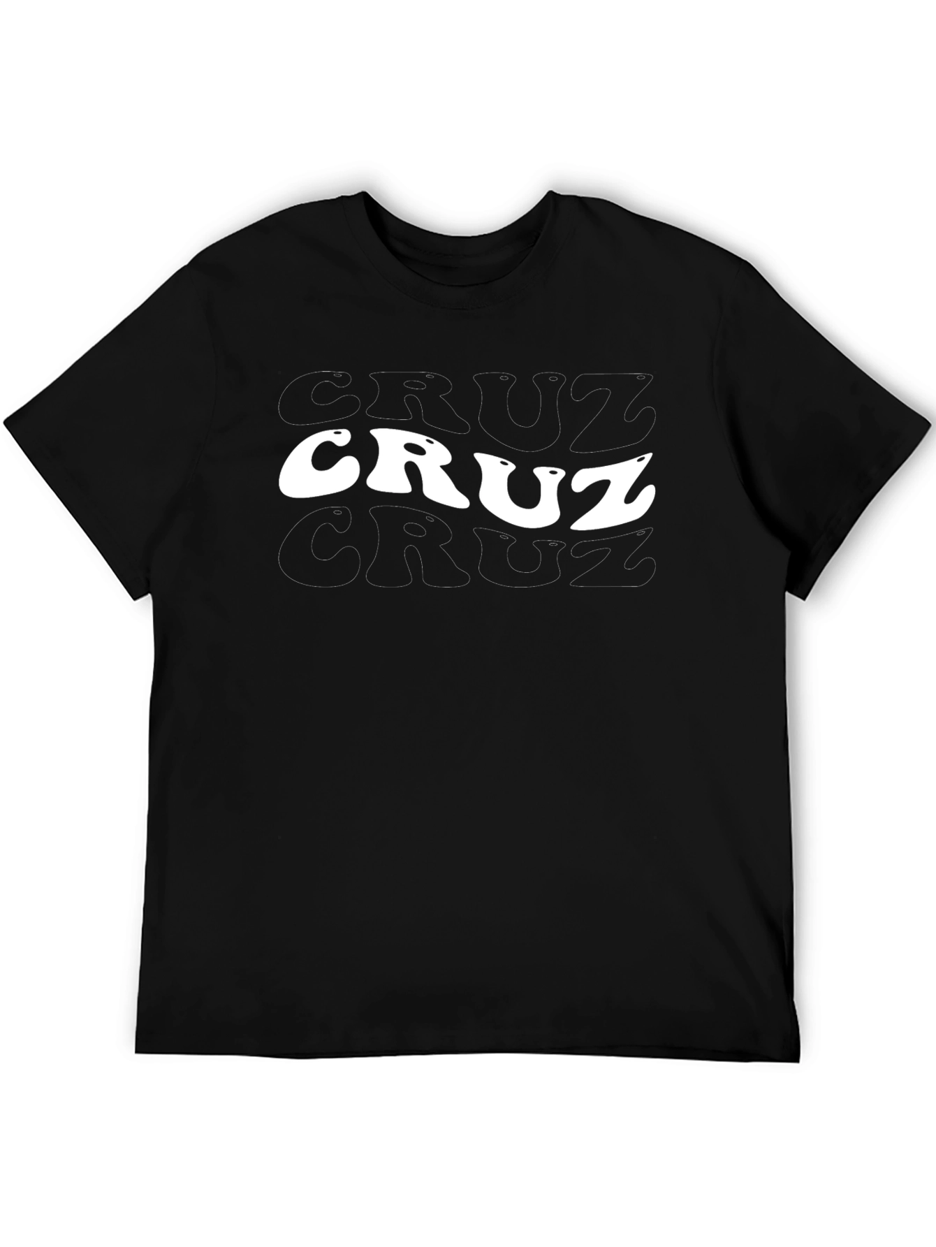 Cruz Black Graphic T-Shirt