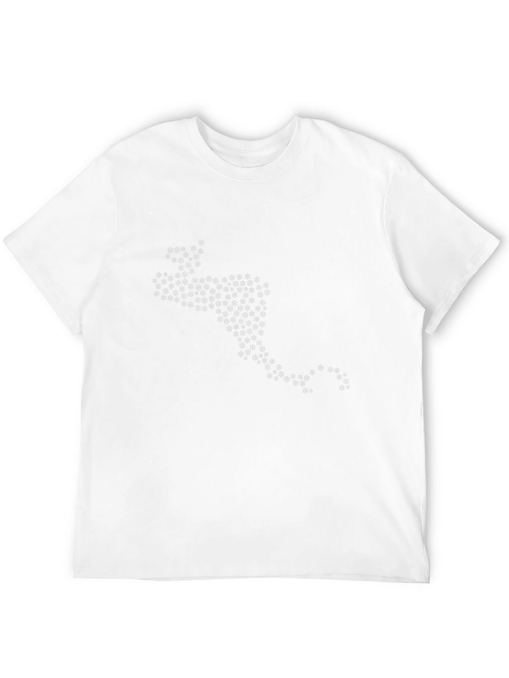 Abstract Deer Black T-Shirt