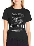 Faith-Inspired T-Shirt - Dein Wort ist Licht