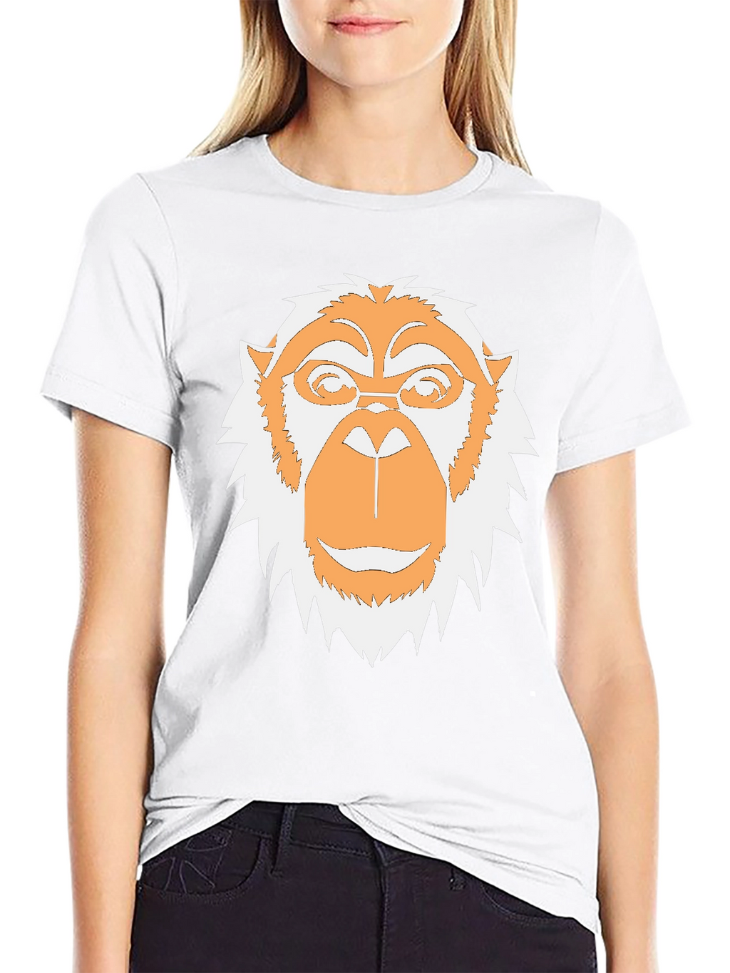 Monkey Face Graphic Tee - Cool Casual Style