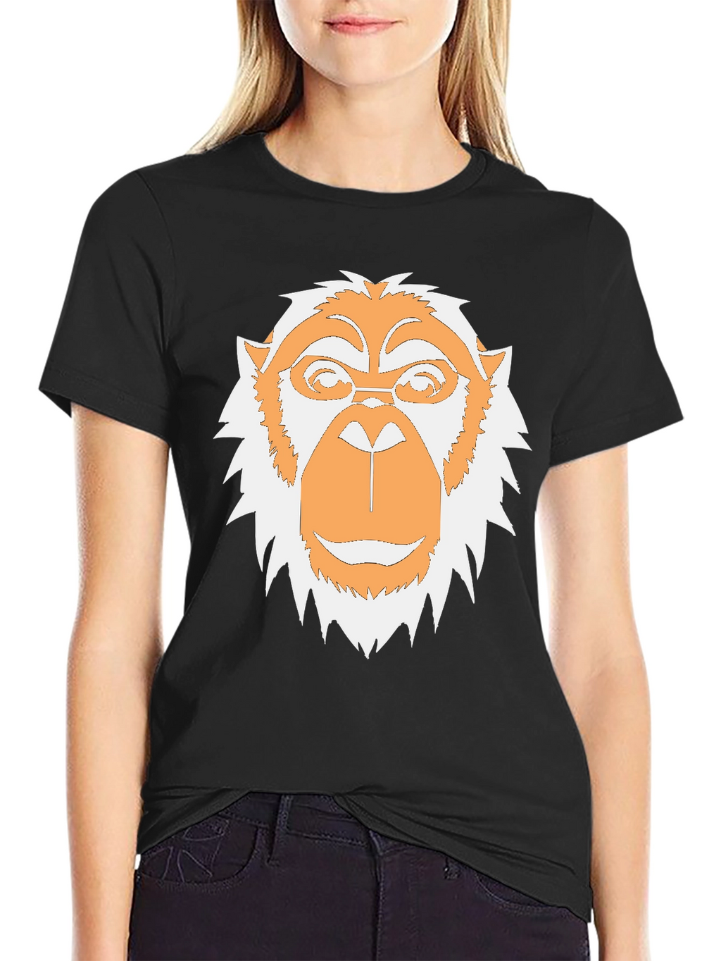 Monkey Face Graphic Tee - Cool Casual Style