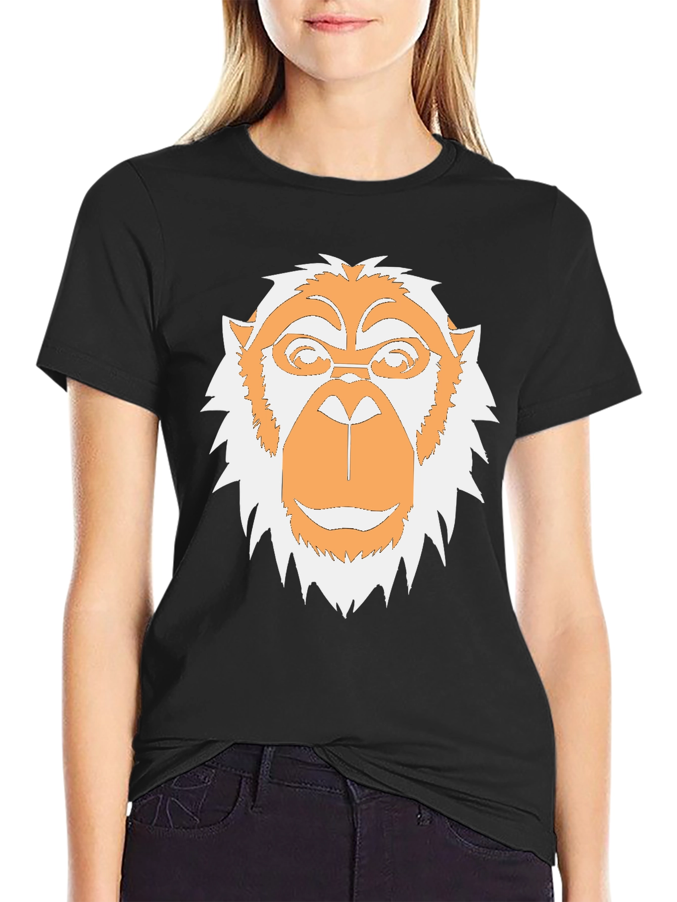 Monkey Face Graphic Tee - Cool Casual Style
