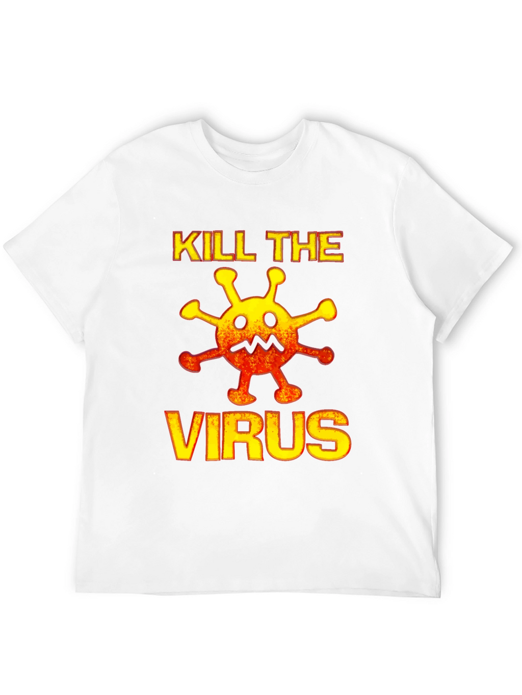 Kill the Virus Graphic Tee - Black Cotton