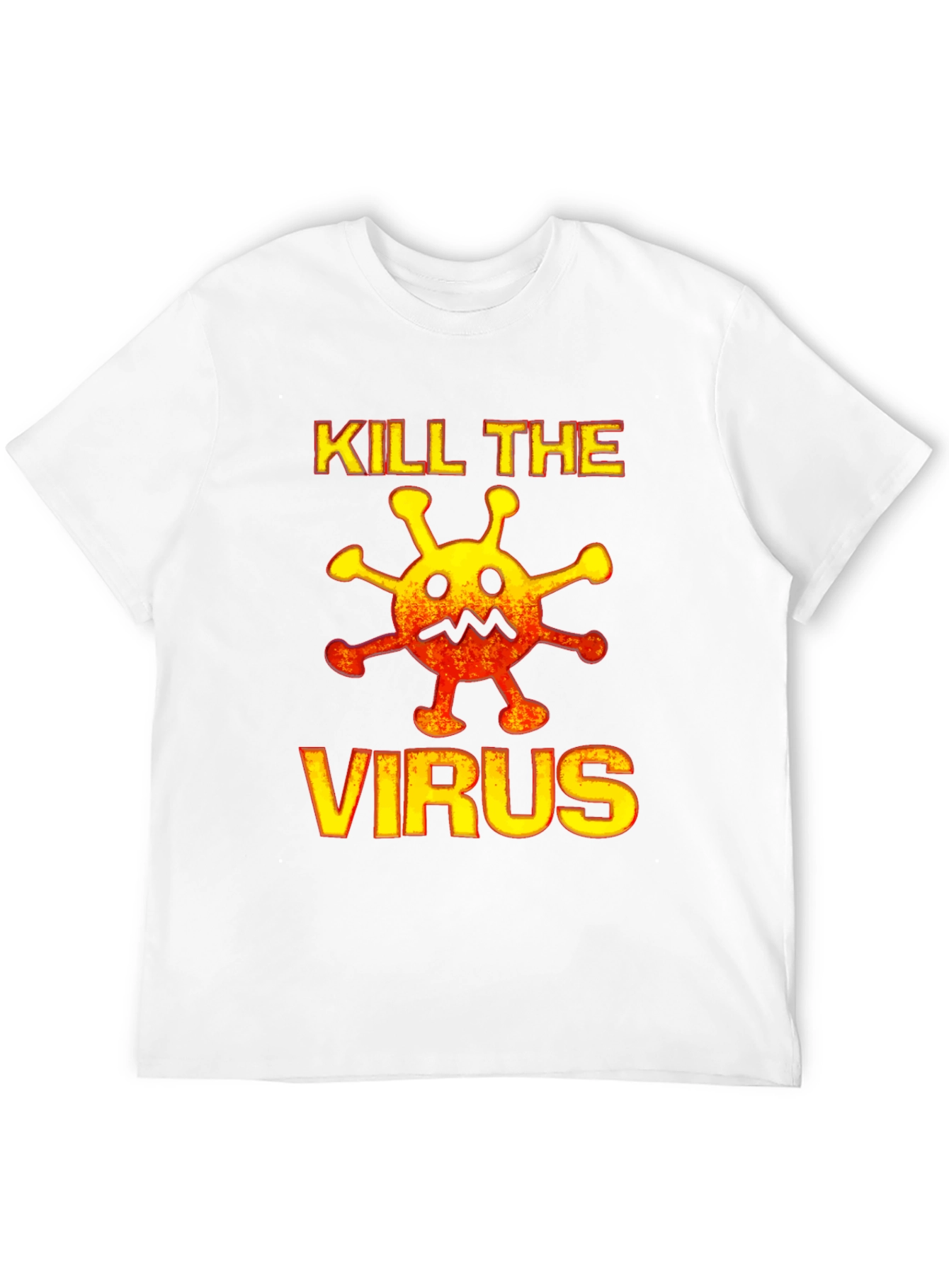 Kill the Virus Graphic Tee - Black Cotton