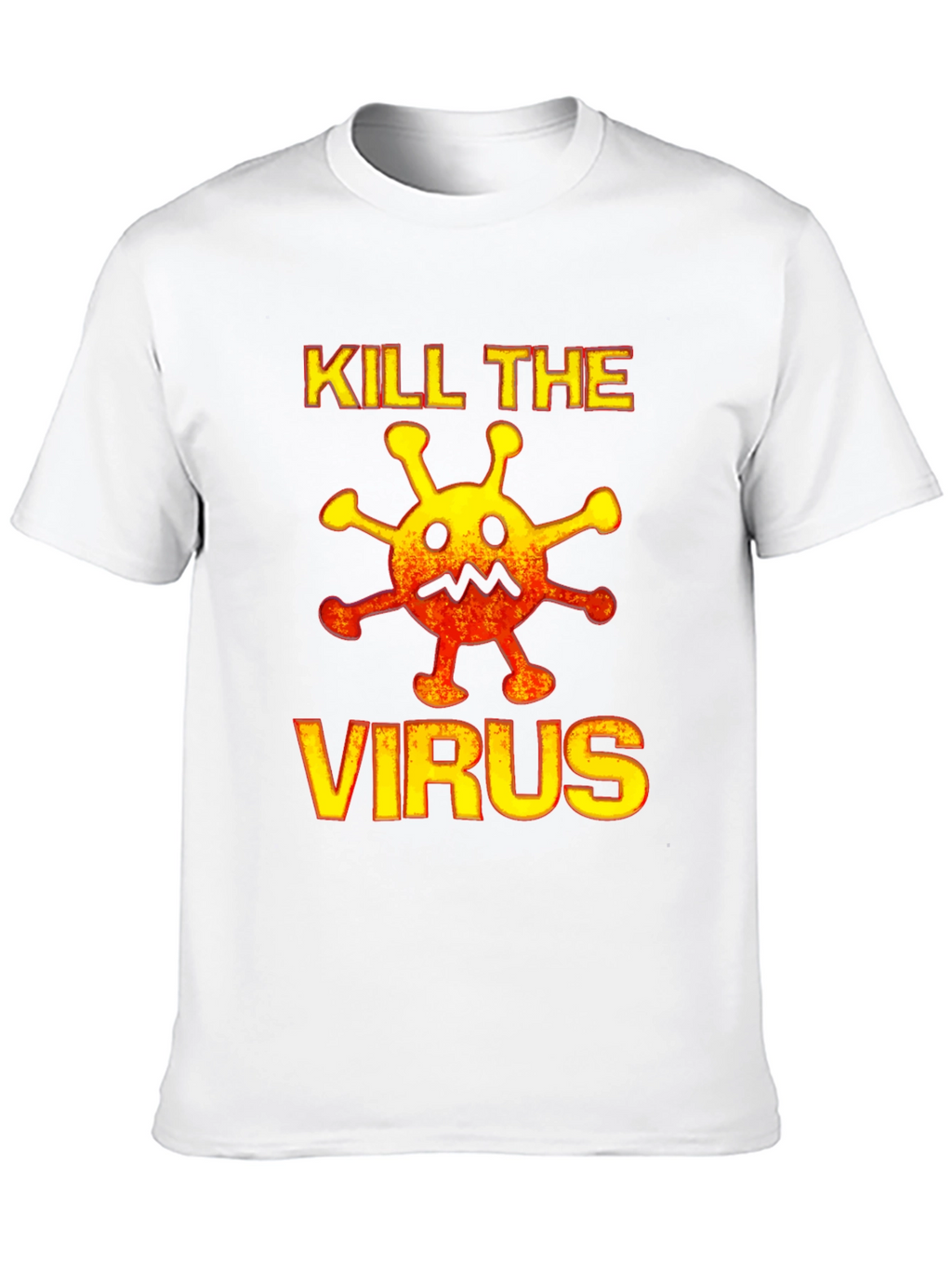 Kill the Virus Graphic Tee - Black Cotton