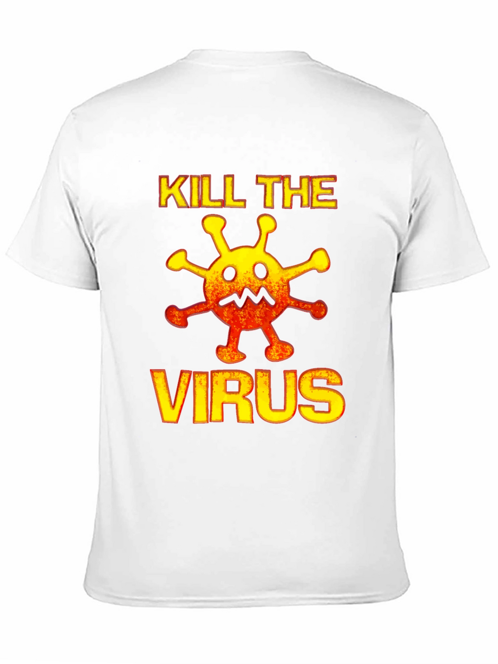 Kill the Virus Graphic Tee - Black Cotton