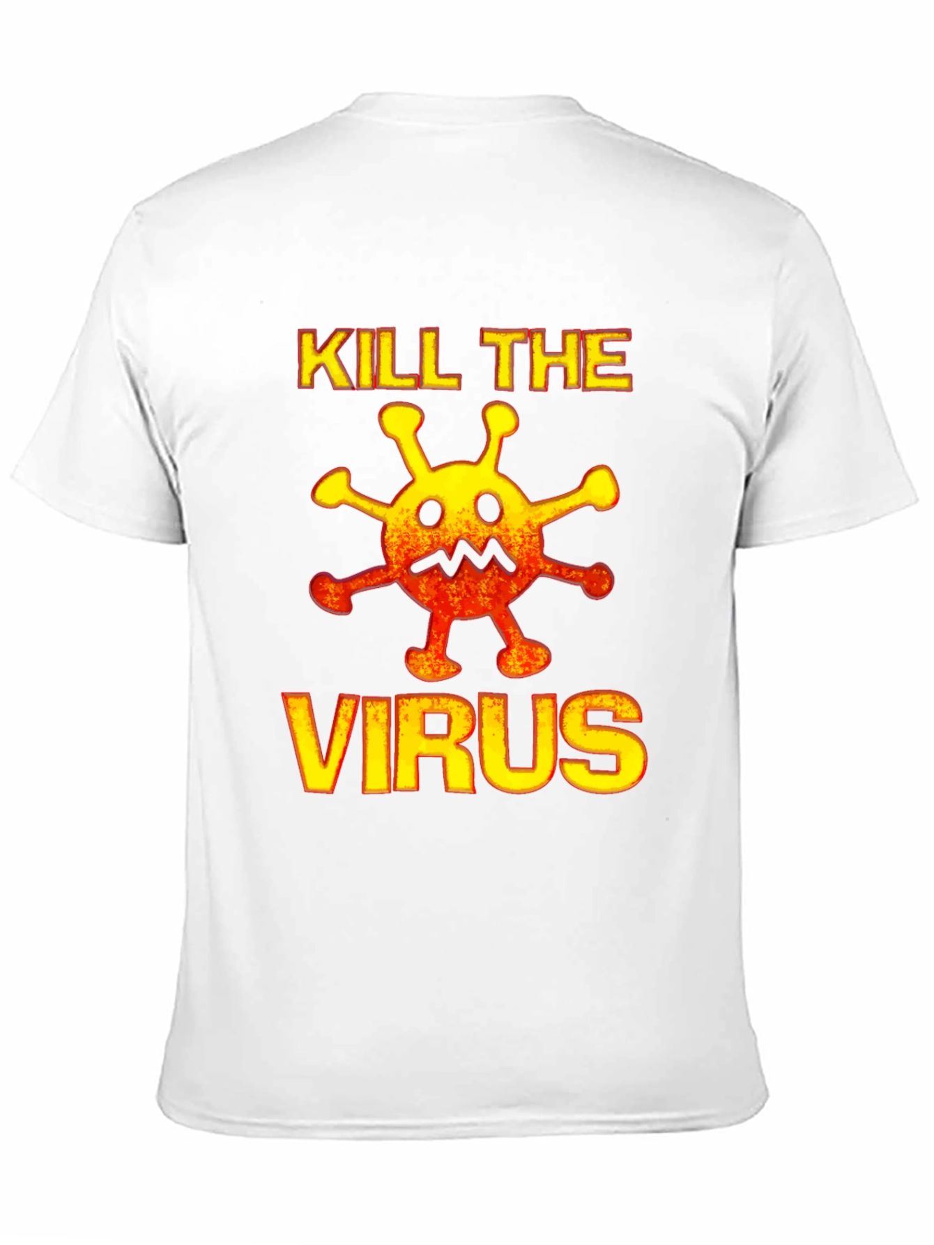 Kill the Virus Graphic Tee - Black Cotton