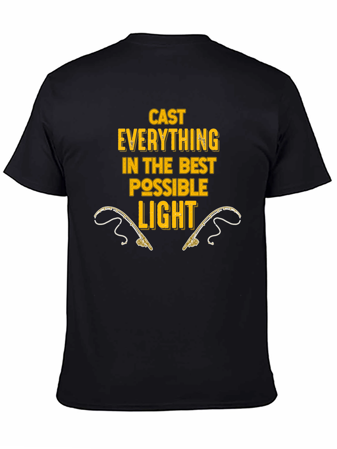 Cast Everything T-Shirt Fishing Rods Graphic Tee