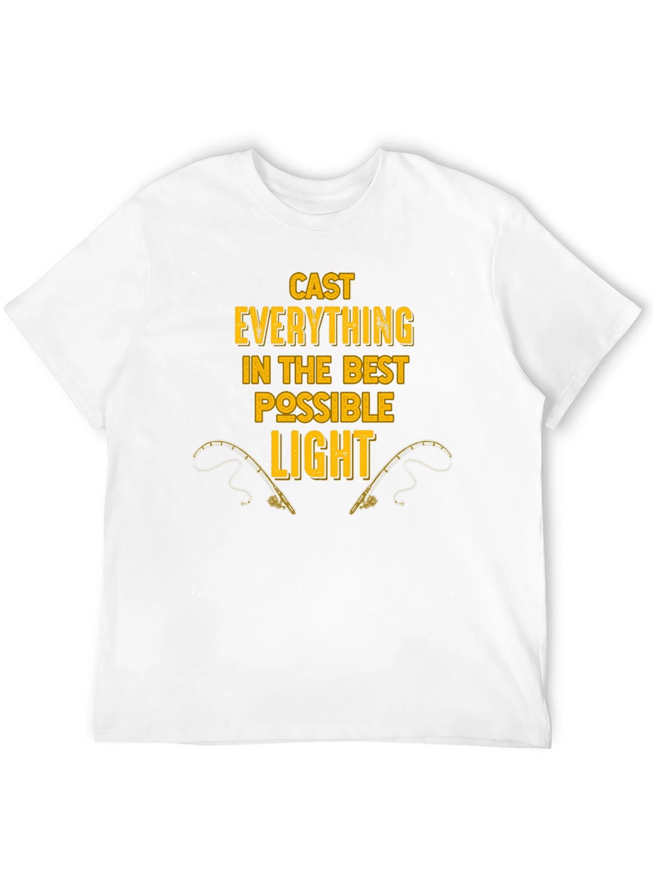 Cast Everything T-Shirt Fishing Rods Graphic Tee