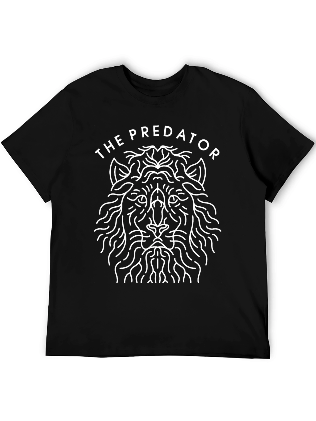 The Predator Lion Graphic Tee - Black
