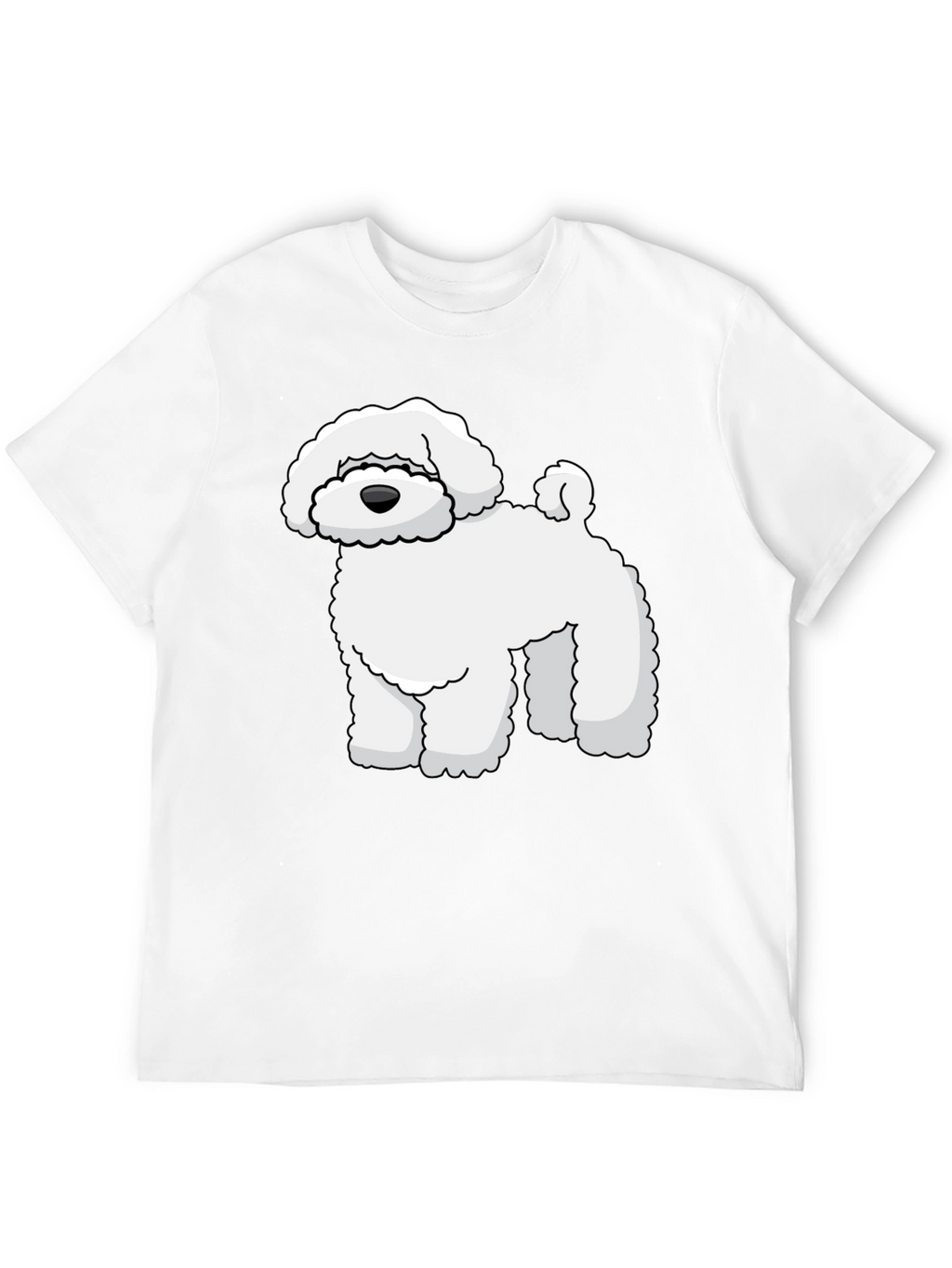 Cute Cartoon Dog Graphic T-Shirt