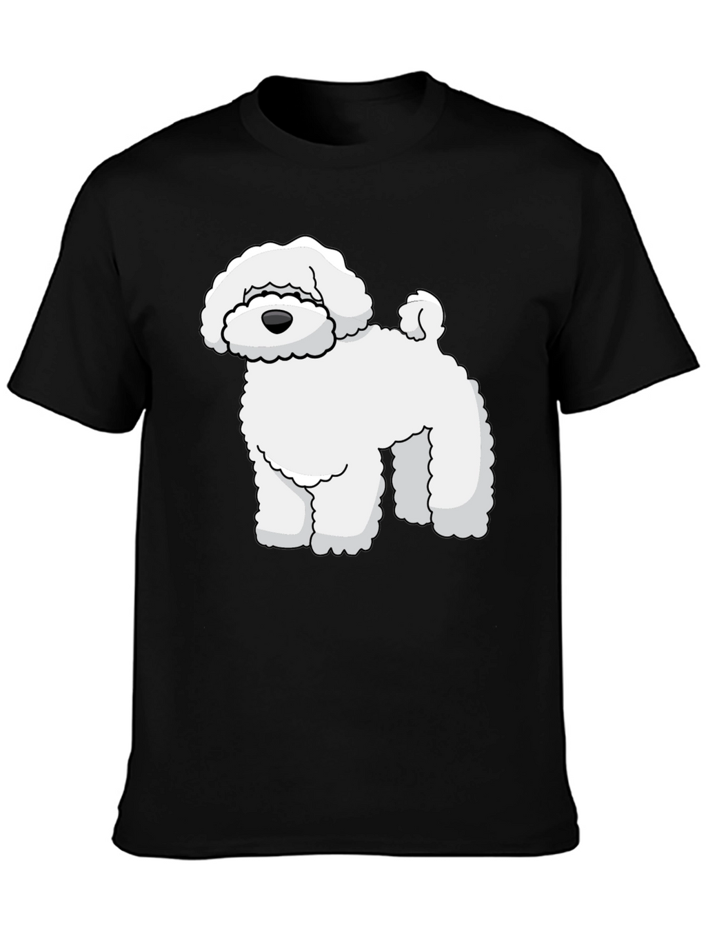Cute Cartoon Dog Graphic T-Shirt