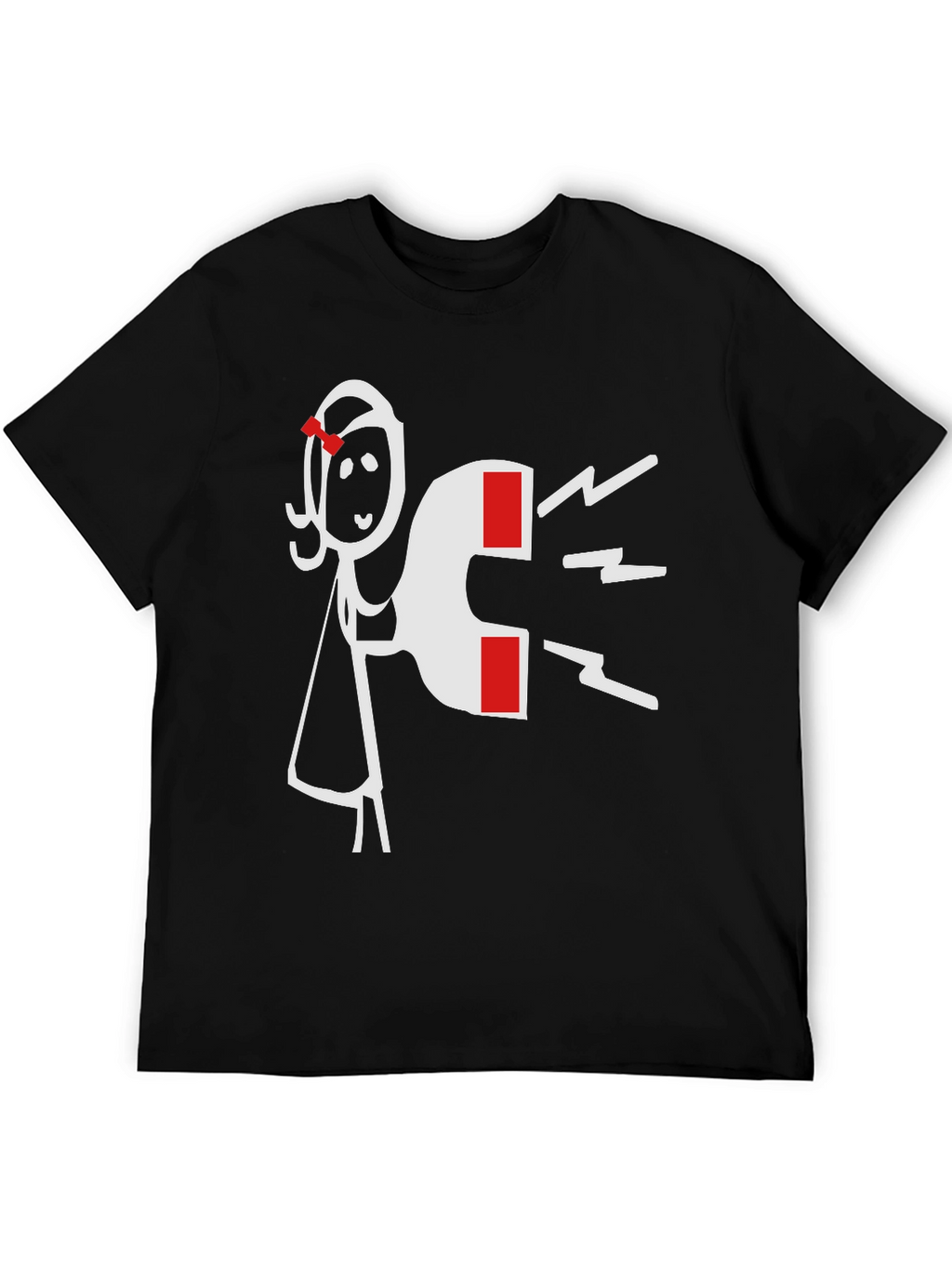 Magnetic Attraction Graphic Tee - Black