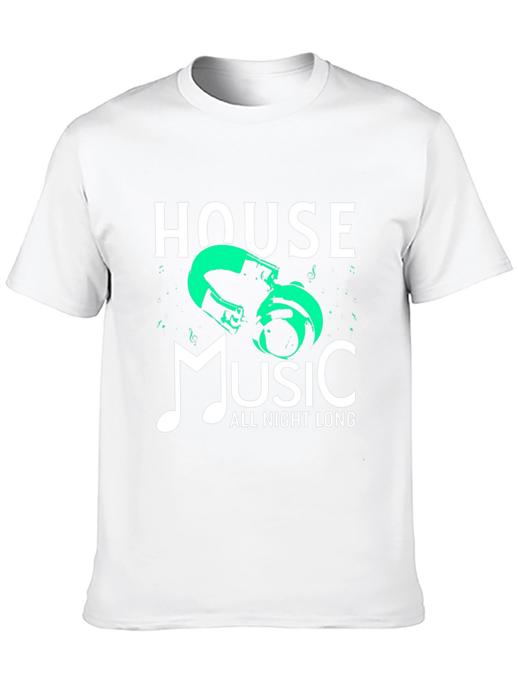 House Music All Night Long Graphic Tee