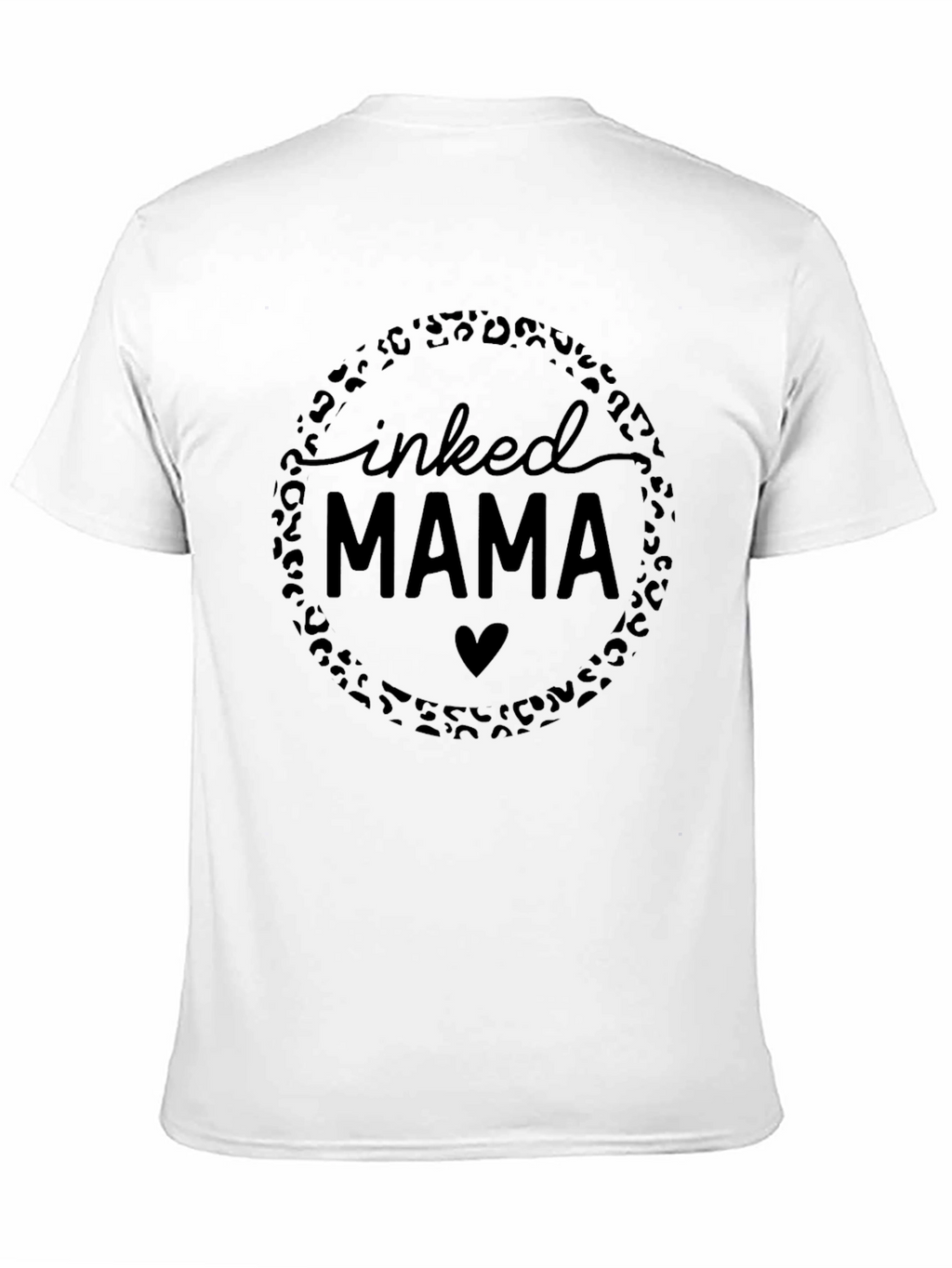 Inked Mama Leopard Print Graphic Tee