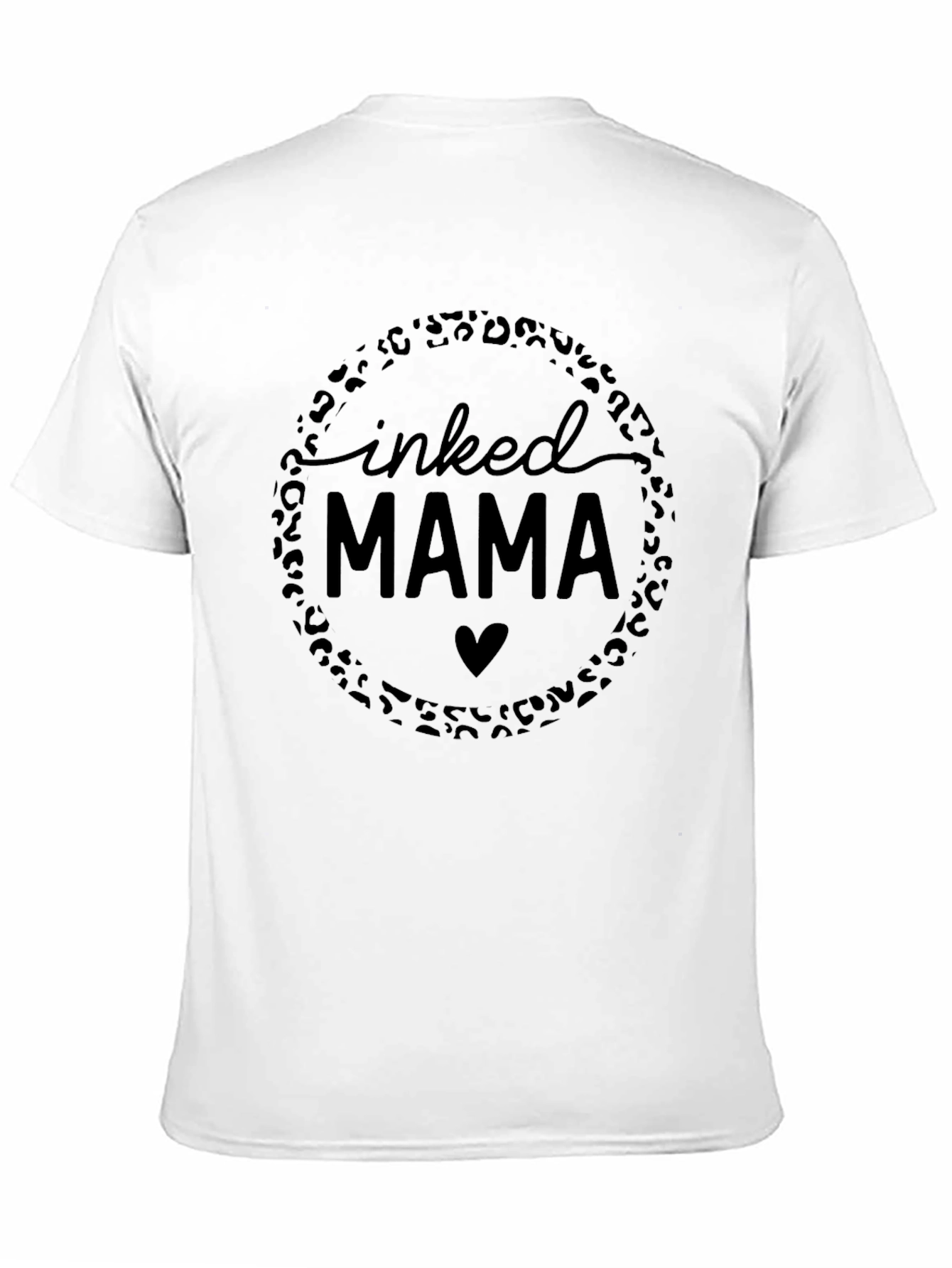 Inked Mama Leopard Print Graphic Tee