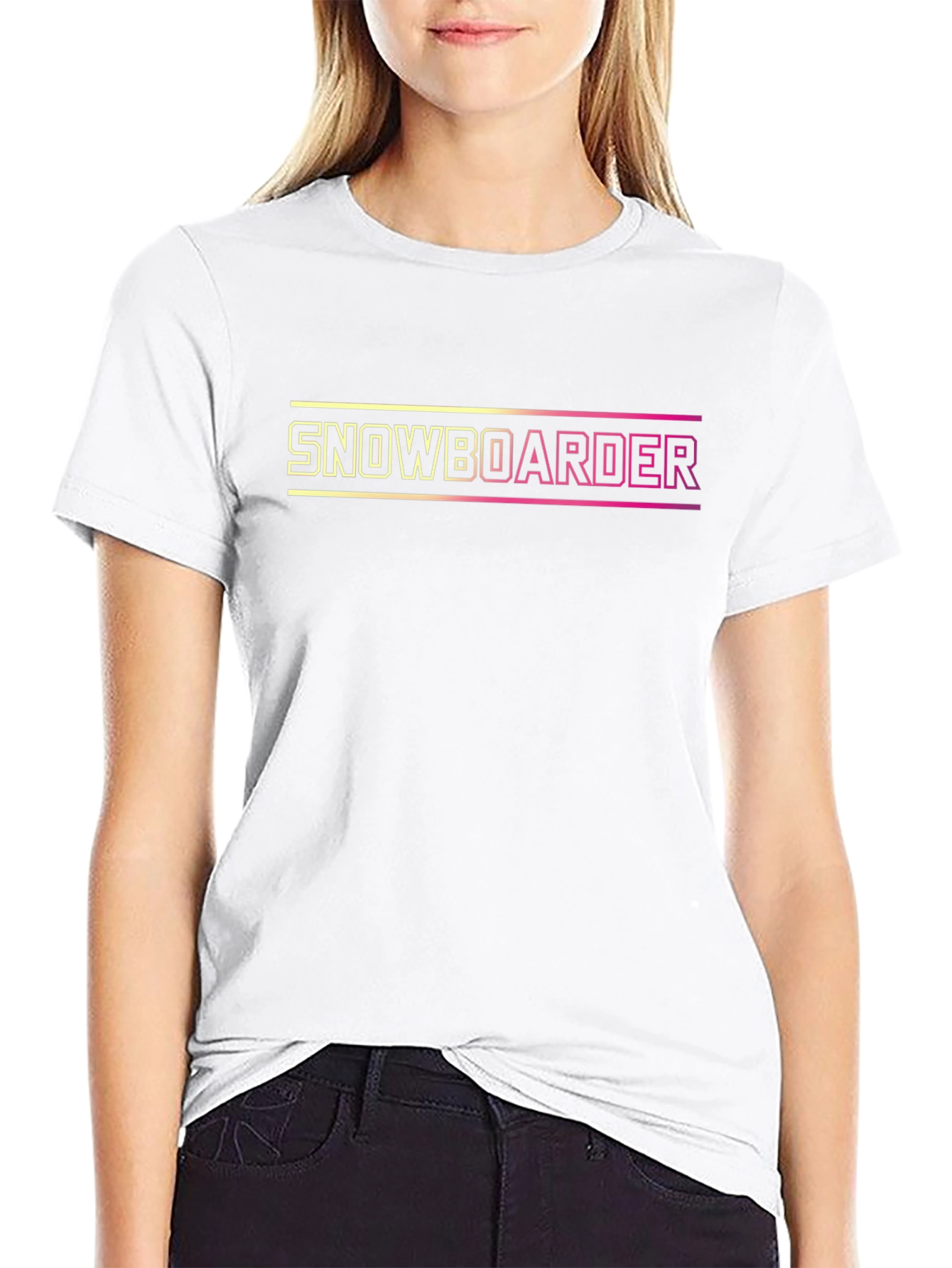 Snowboarder Graphic Tee - Sporty Style